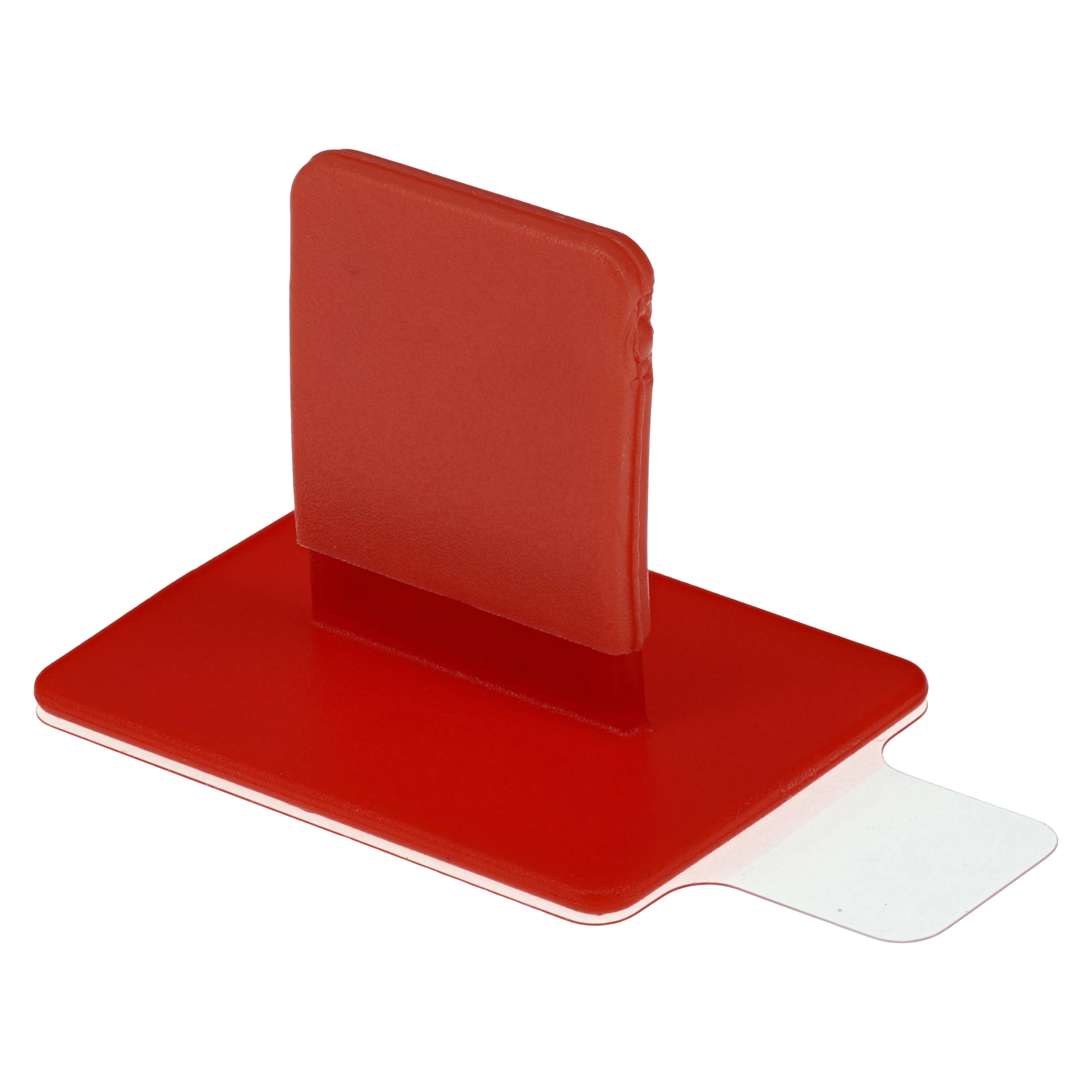 EzAim SoftBite Disposable Adhesive Cushioned Bite Tab Holders, Universal Red, 100/Box, 131115 thumbnail 3