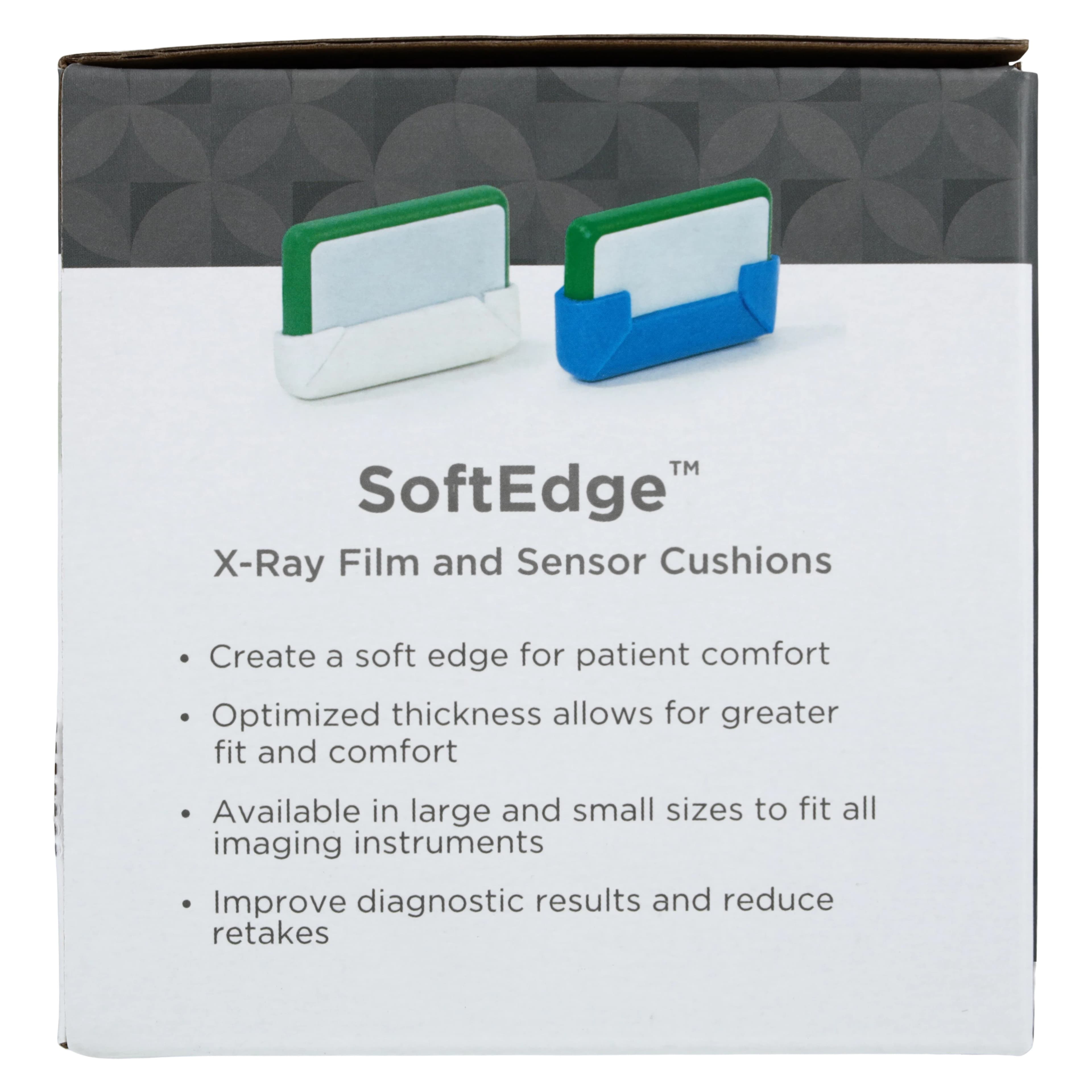 Pac-Dent SoftEdge Cushions, Large, Blue, Fits Long Edge of Size 2 Film and Sensors, 300/Box, #131301 thumbnail 6