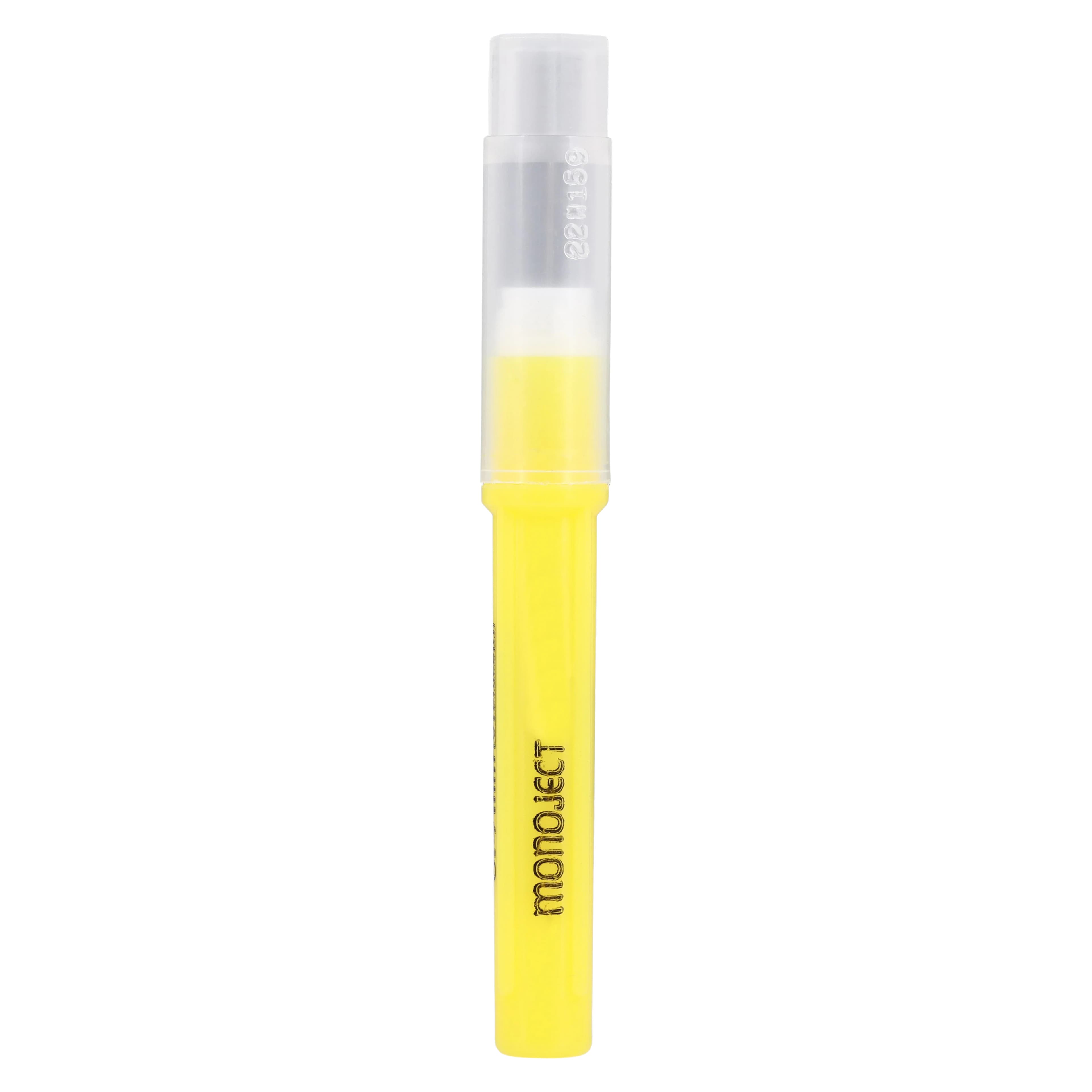 Monoject 400 Plastic Hub Dental Needle, 27 Gauge Long (1.25"/32mm), Yellow, Sterile, 100/Box, 8881400058 thumbnail 5
