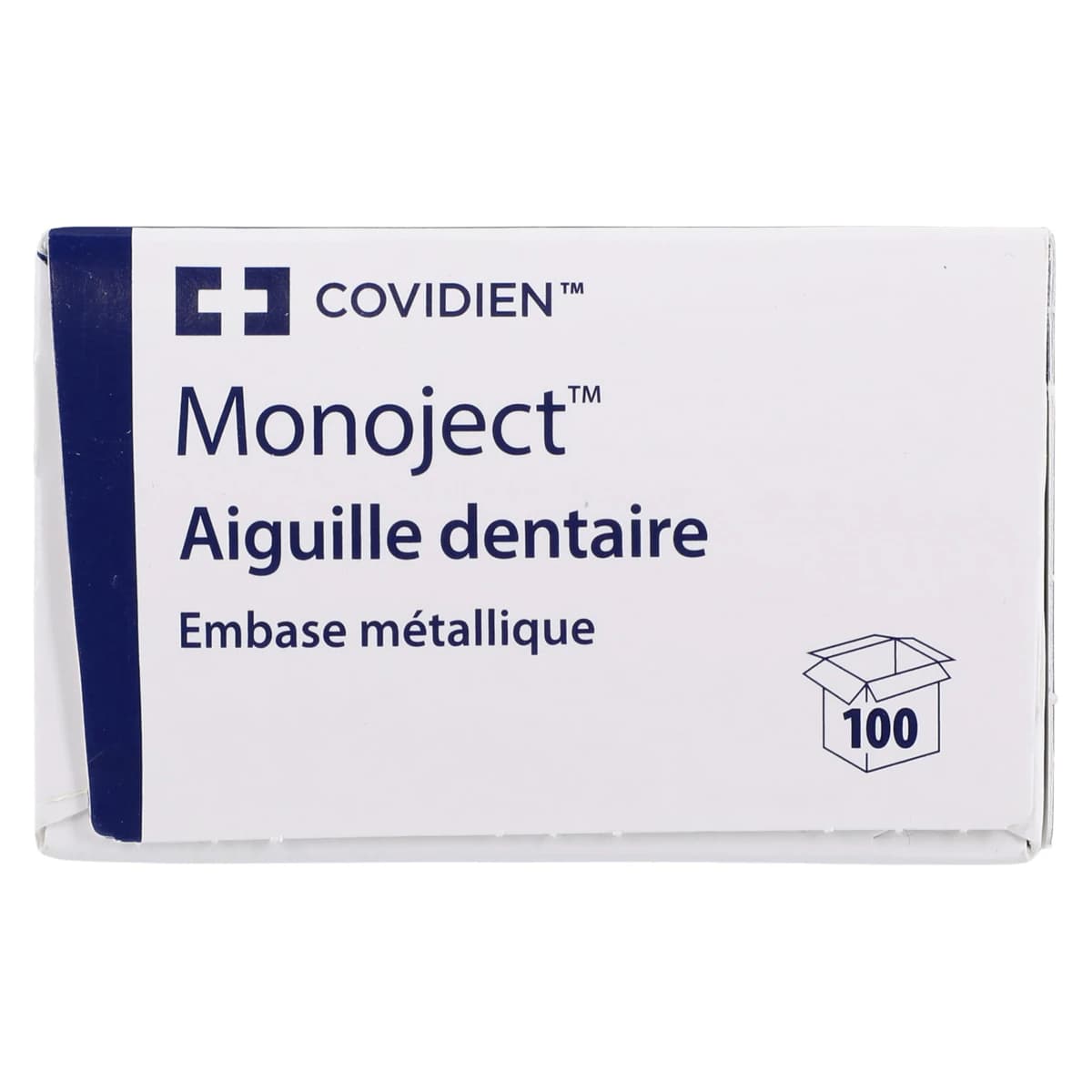 Monoject 401 Metal Hub Dental Needle, 27 Gauge Short (26mm), Yellow, Sterile, 100/Box, 8881401064 thumbnail 6