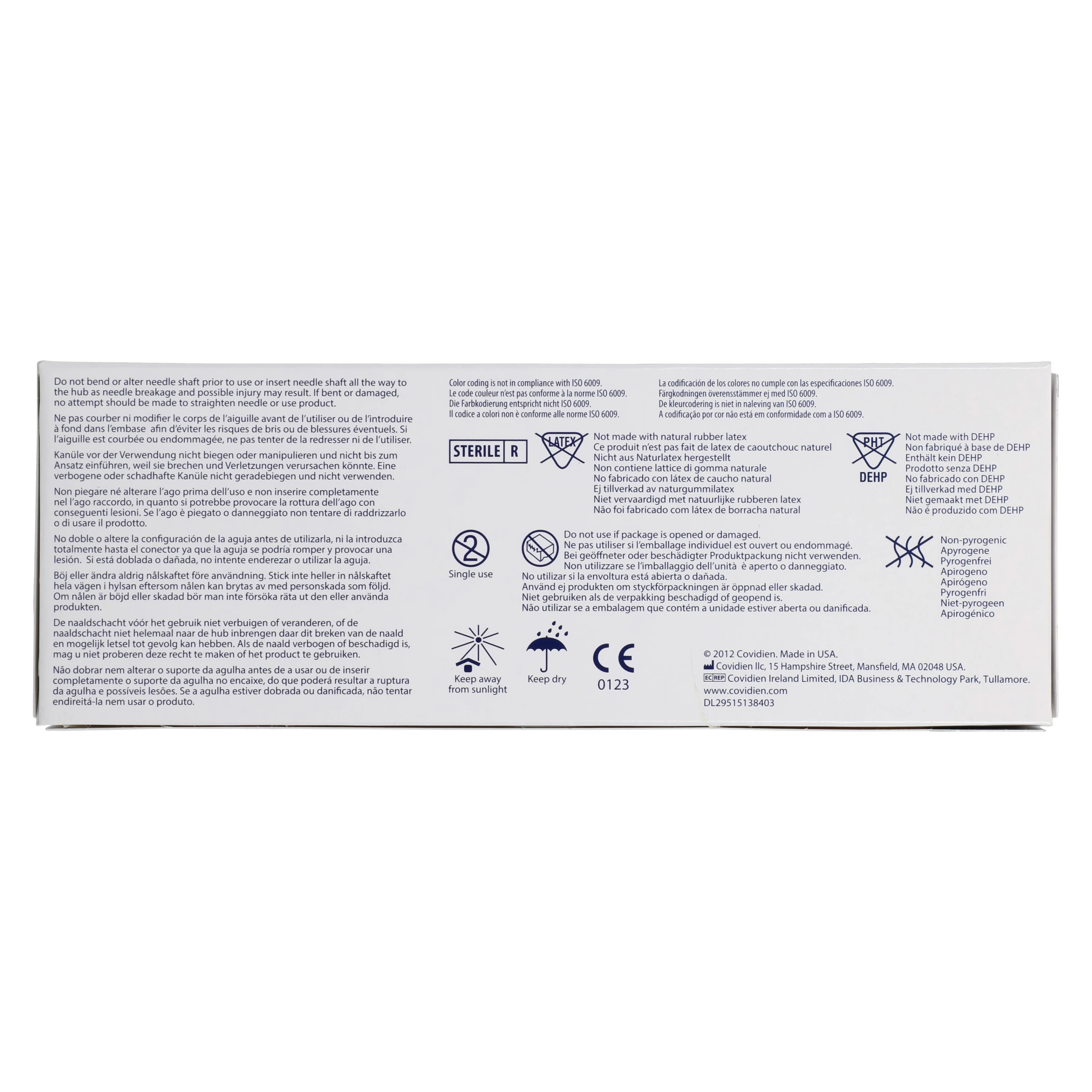 Monoject 401 Metal Hub Dental Needles, 30 Gauge Short, Blue, 100/Box, 8881401072 thumbnail 7