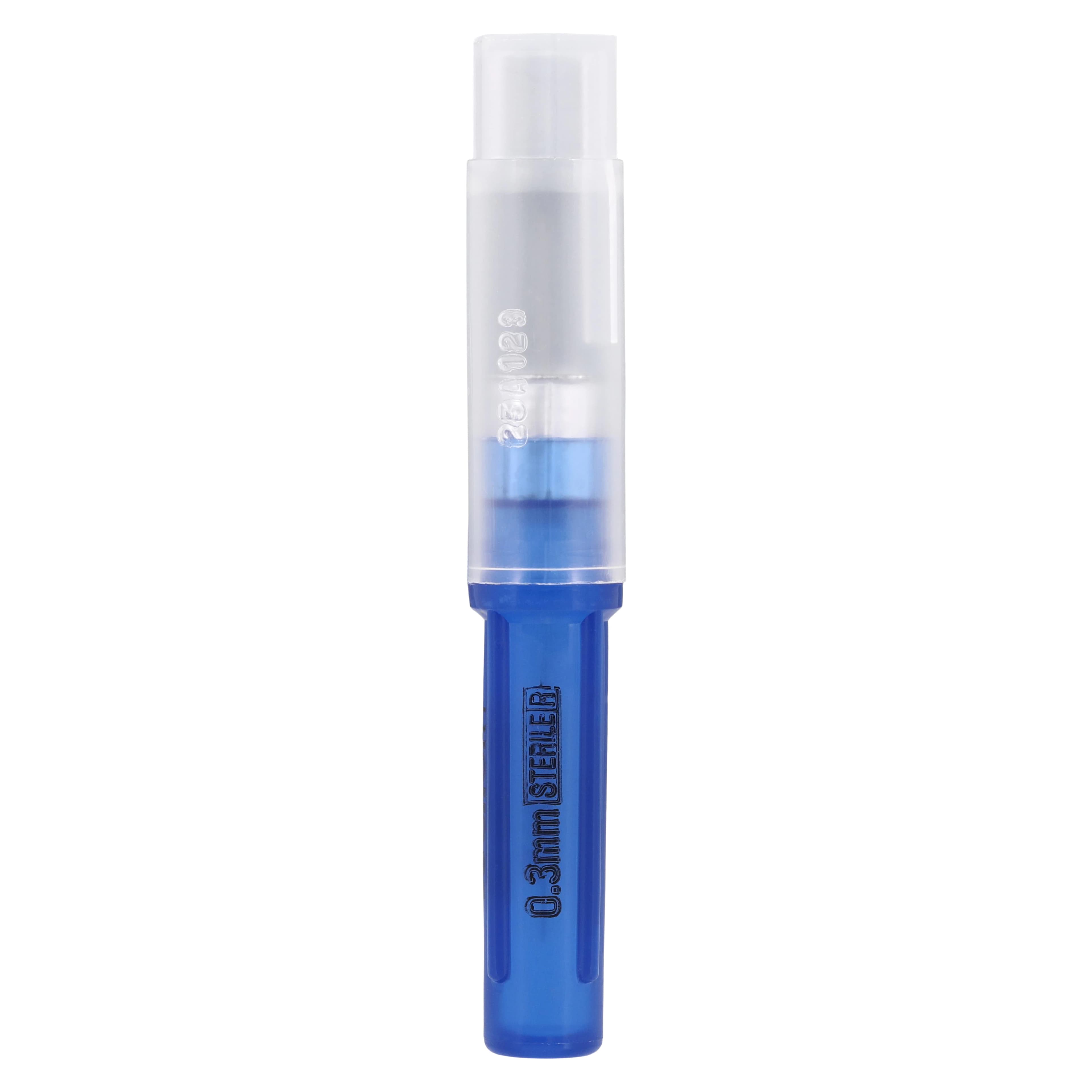 Monoject 401 Metal Hub Dental Needles, 30 Gauge Short, Blue, 100/Box, 8881401072 thumbnail 3