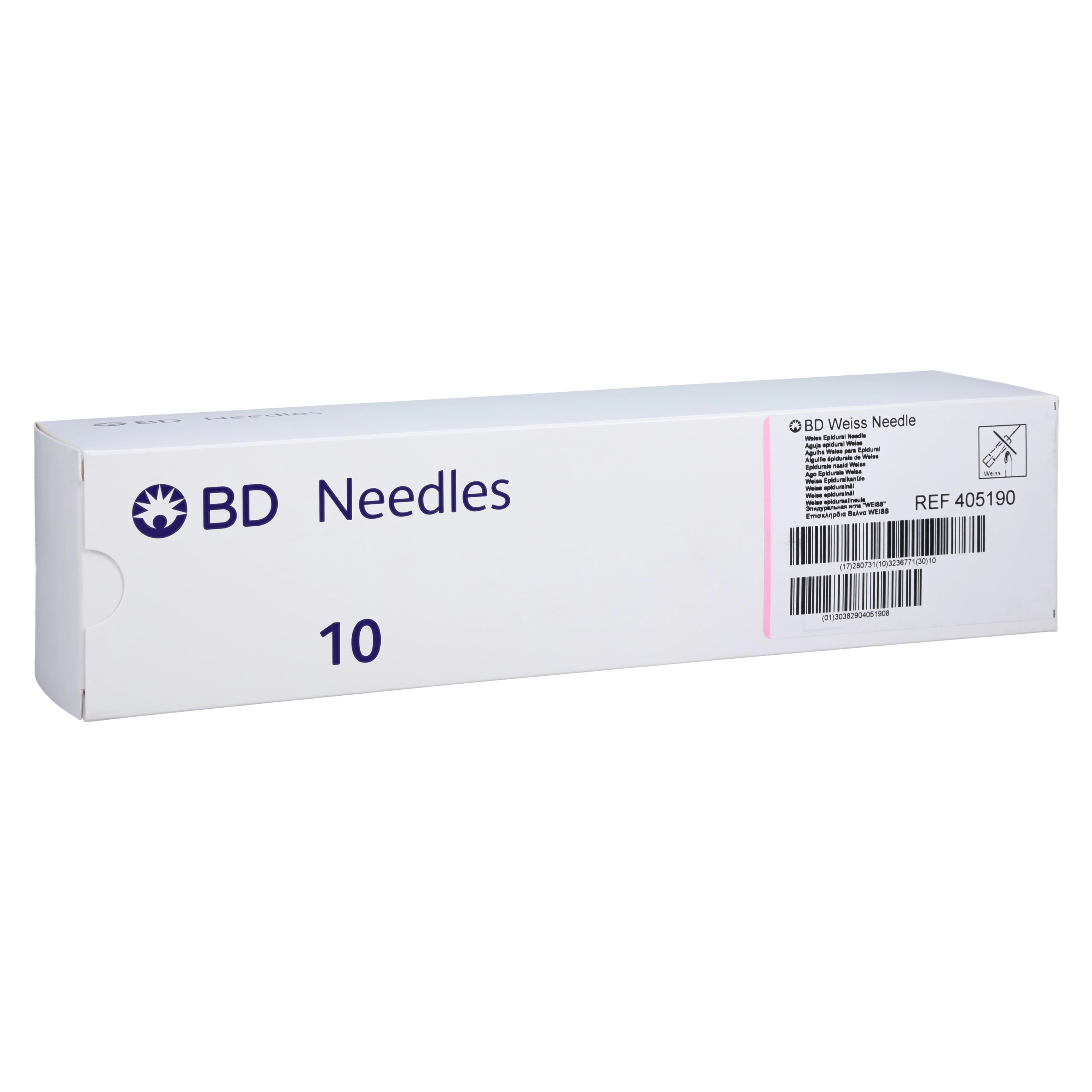 Perisafe Weiss Tuohy Epidural Needle, 18G, 5", Sterile, Single-Use - Needle Epidural - Image 1