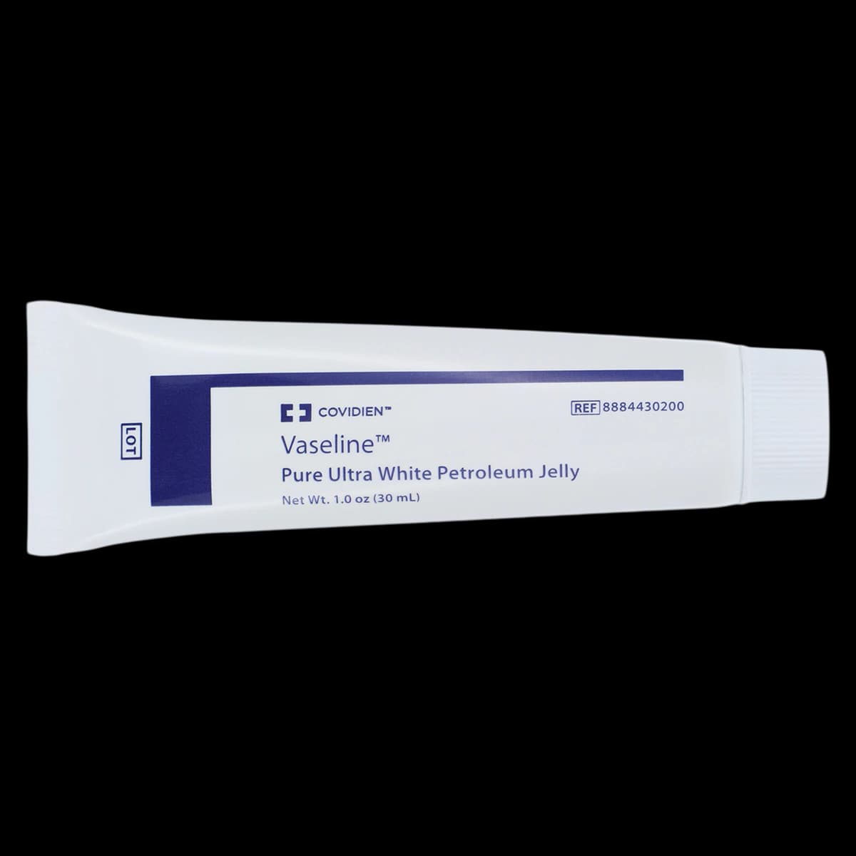 Vaseline Petroleum Jelly White, 1 oz Tube, 8884430200 - Vaseline Petroleum Jelly White - Image 1