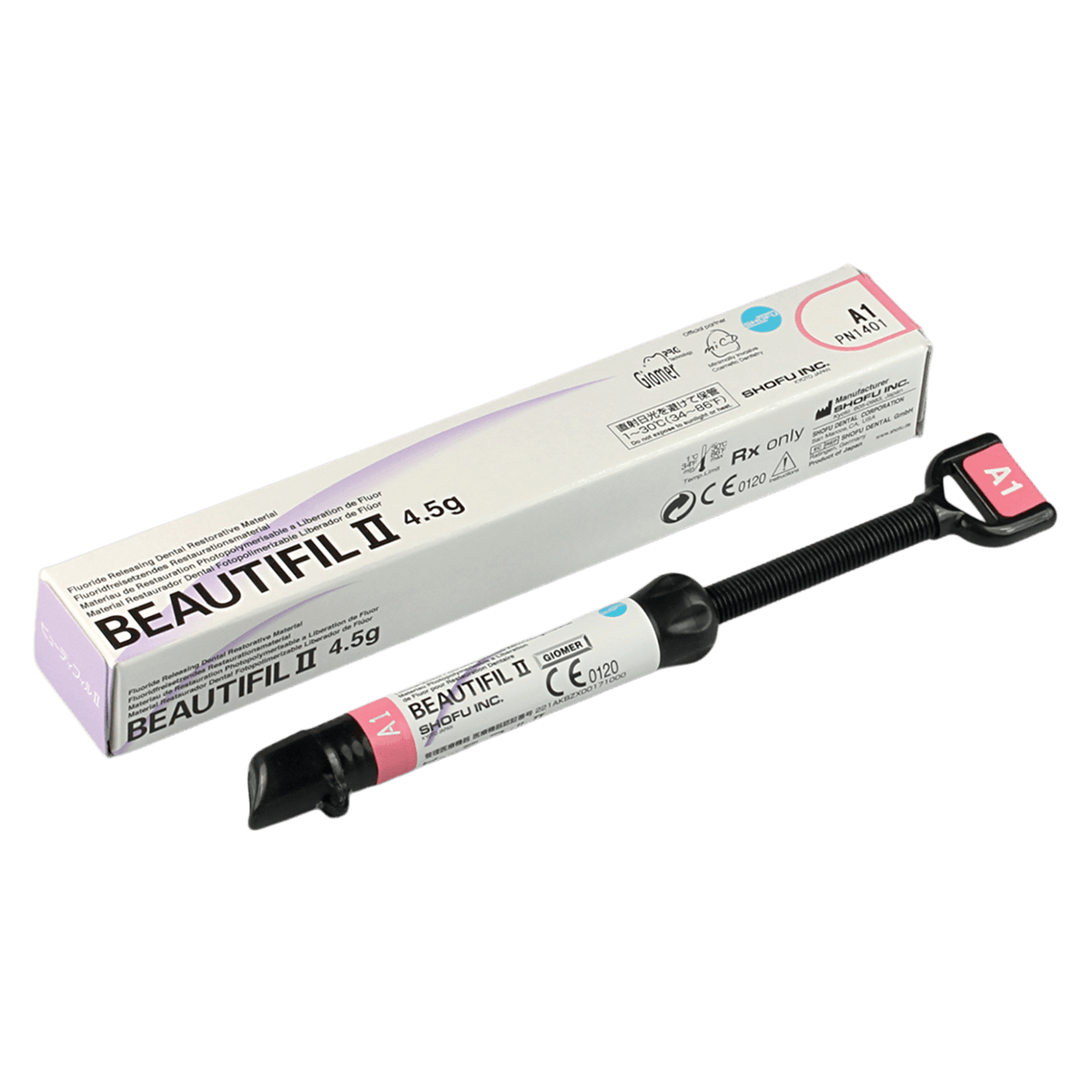 Beautifil II Universal Nano-Hybrid Composite, Light-Cure, Syringe Refill, 4.5 g, Shade A1, 1/Pk, 1401 thumbnail 3