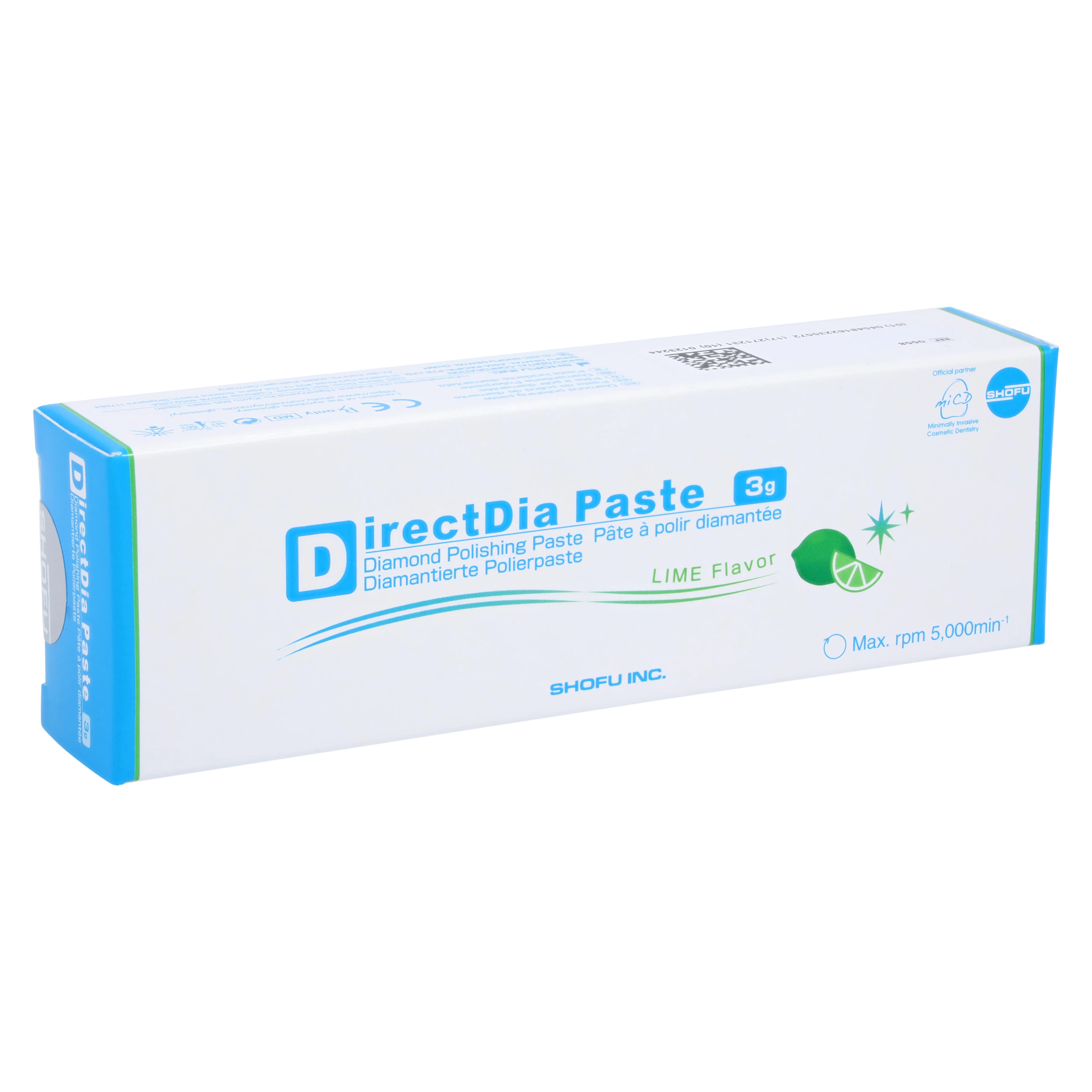 Shofu DirectDia Diamond Polishing Paste, 3 g Syringe with Application Tips, 1/Pk, 0558 - DirectDia Diamond Polishing Paste, 3 g, 1/Pk, 0558 - Image 1