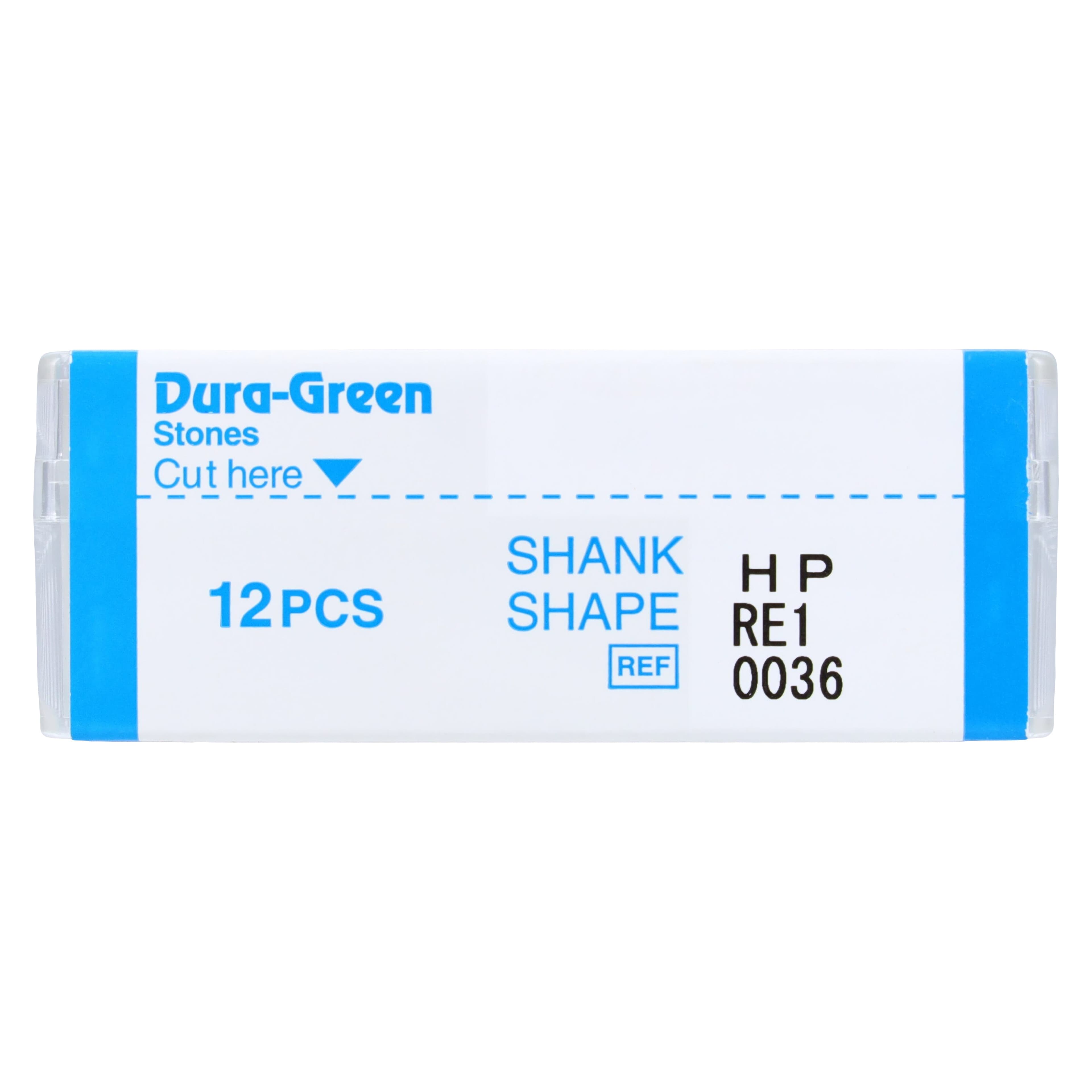 Shofu Dura-Green Stones, HP, Round Edge Wheel RE1, ISO #062, Green, 12/Pk, 0036 thumbnail 4