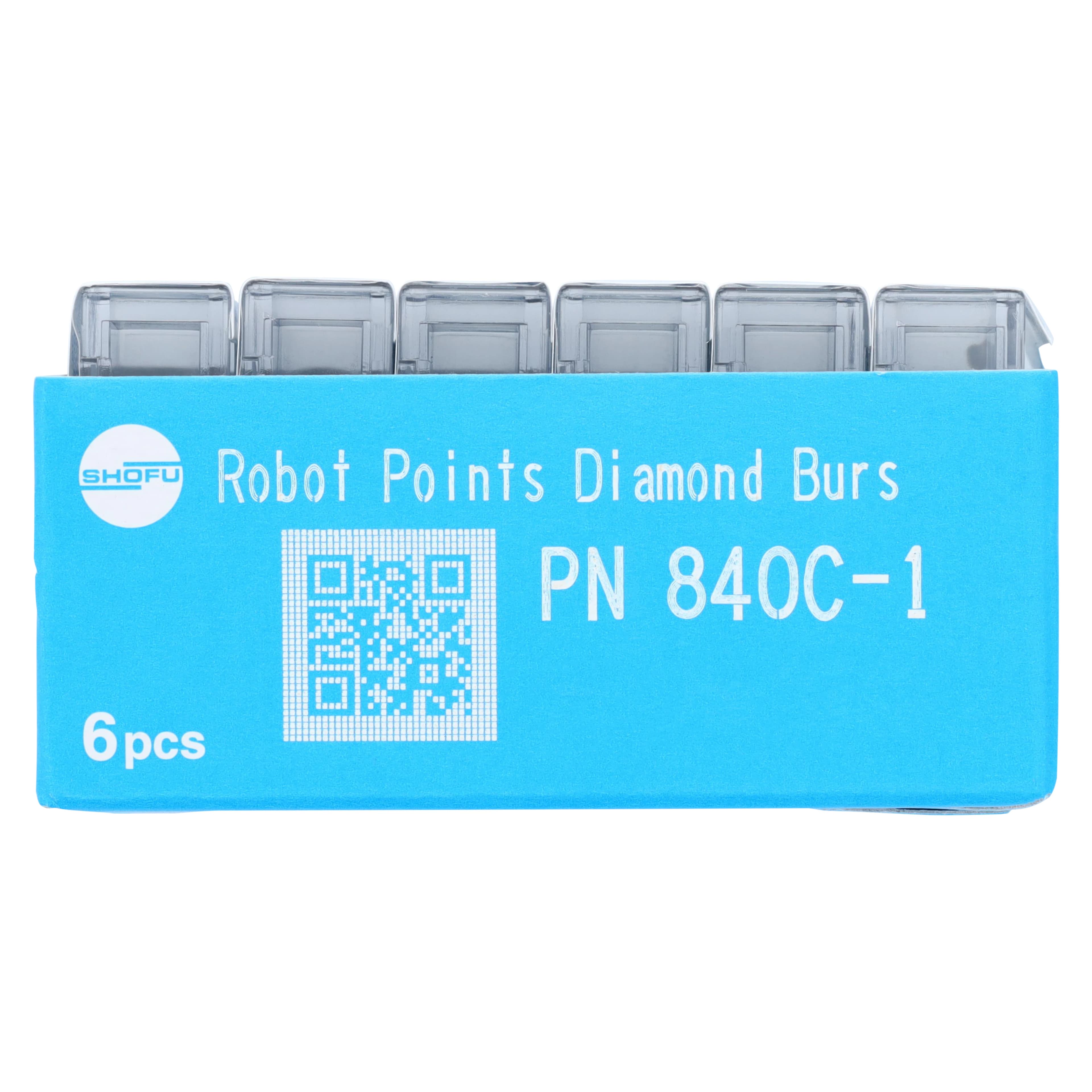 Robot Diamond Points FG, Friction Grip, Coarse Flame, 7.5 mm, 249-015C, 6/Pk thumbnail 6