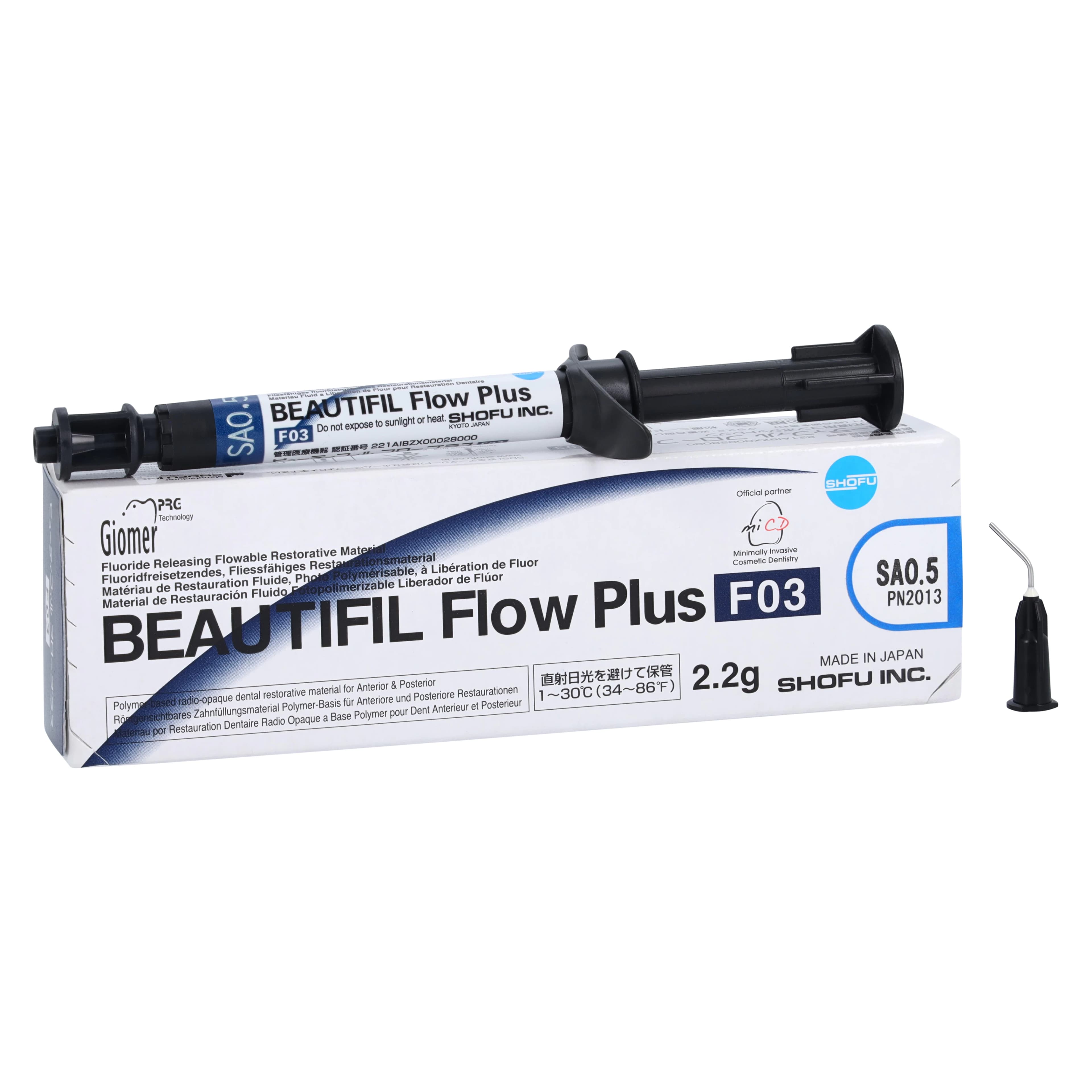 Beautifil Flow Plus F03 Low Flow Hybrid Restorative Syringe Refill, Shade A0.5, 2.2g, 1/Pk, 2013 thumbnail 2
