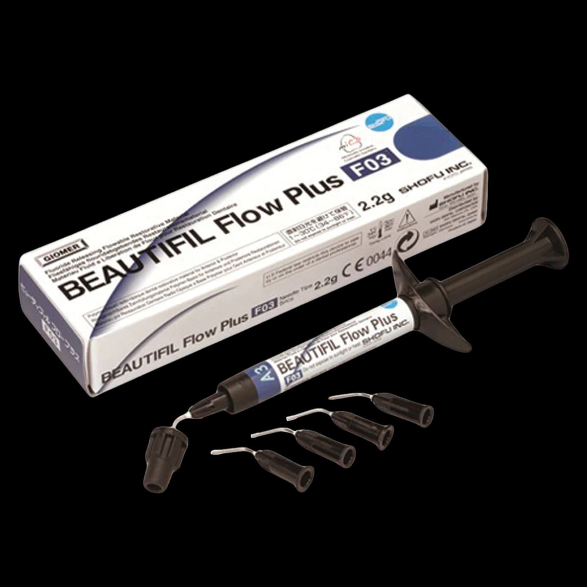 Beautifil Flow Plus F03 Low Flow Hybrid Restorative Syringe Refill, Shade A0.5, 2.2g, 1/Pk, 2013 - Beautifil Flow Plus F03 Syringe - Image 1