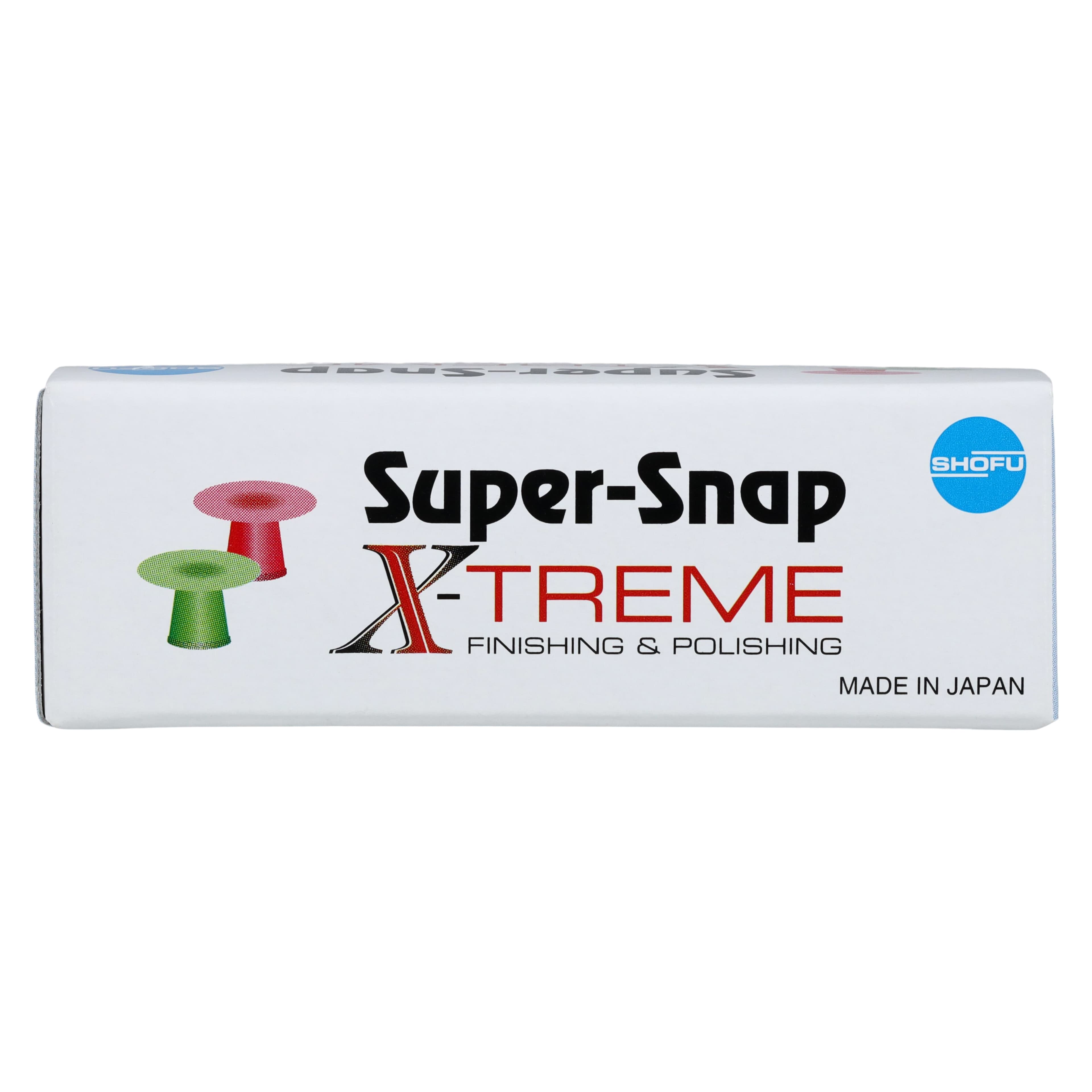 Shofu Super-Snap X-Treme Polishing Disks, Fine (Green), Mini 8 mm, Double-Sided Aluminum Oxide, 50/Box, L531 thumbnail 5
