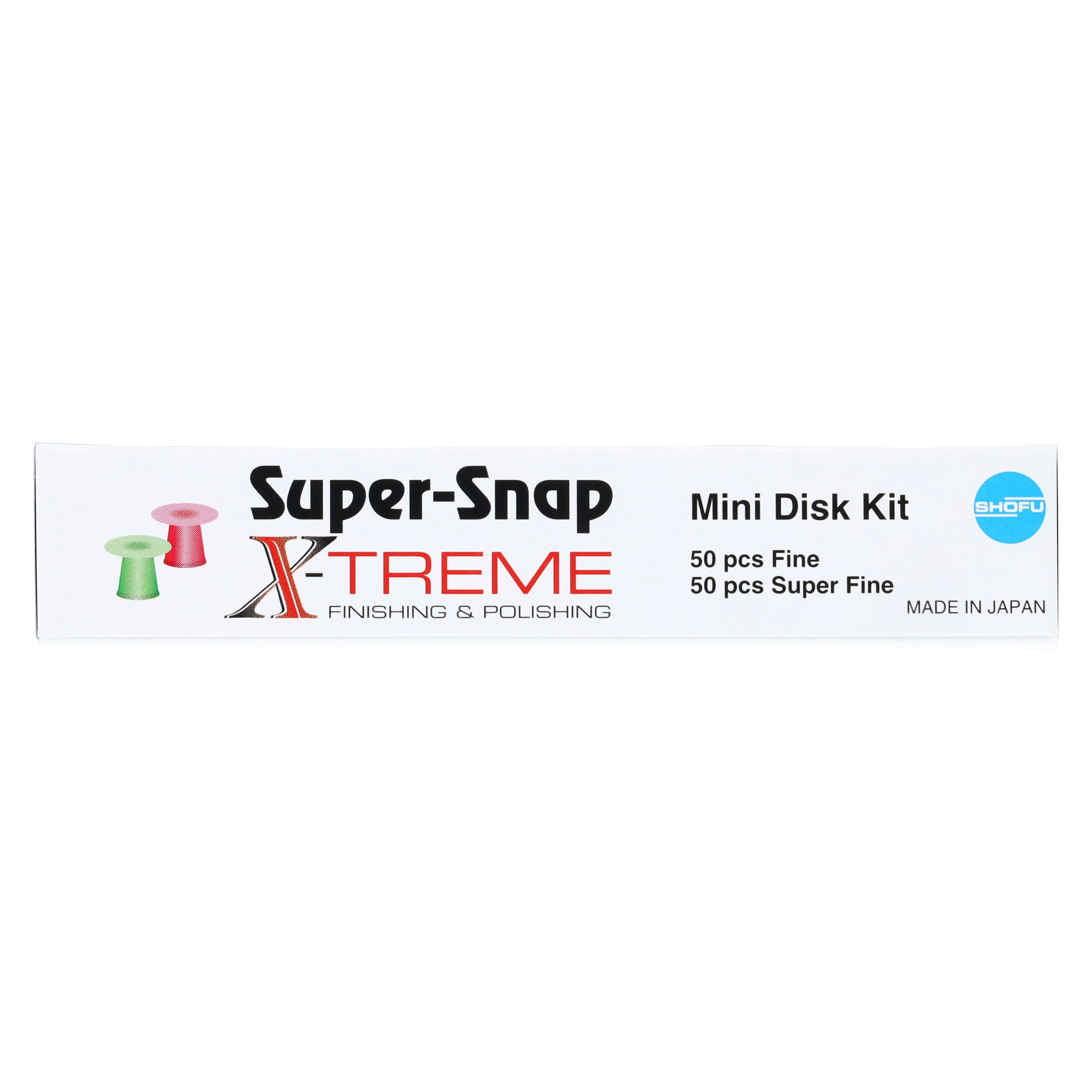 Shofu Super-Snap X-Treme Mini Disk Kit, 8mm, 100 Disks (50 Red Superfine + 50 Green Fine), #0507 thumbnail 9