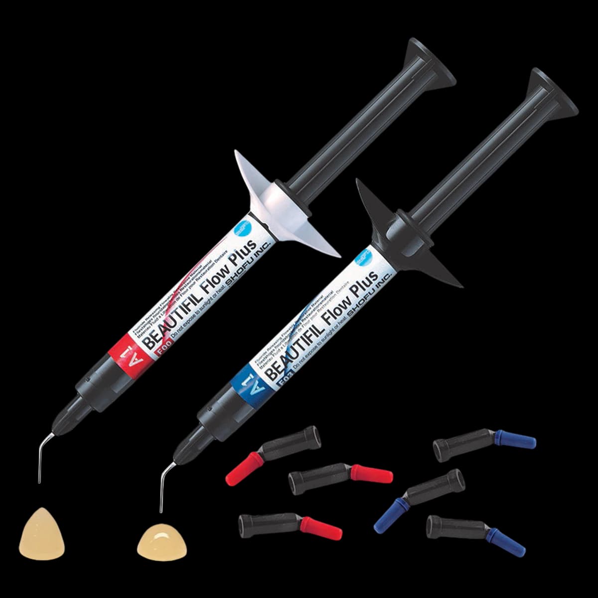 Beautifil Flow Plus Hybrid Composite, Light-Cure, Tips Refill, F03, 0.21 g, A2O, 20/Pk, 2229 - Beautifil Flow Plus Hybrid Composite, Light-Cure, Tips Refill, F03, 0.21 g, A2O, 20/Pk, 2229 - Image 1