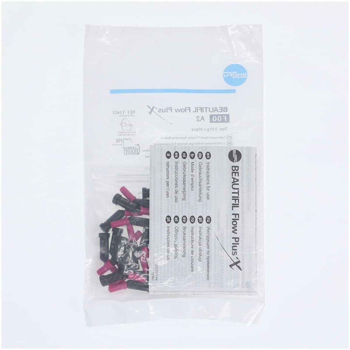 Beautifil Flow Plus X F00 (Zero Flow) Flowable Composite Tips, A2, 0.21 g, 20/Pkg, Y2402 thumbnail 2