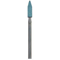 Shofu Dura-Green Stones, HP Fine, PC1, ISO #030F, Pointed Cylinder/Bullet, Green Silicon Carbide, 12/Pack - Dura-Green Stones - HP Fine - PC1 - Image 1