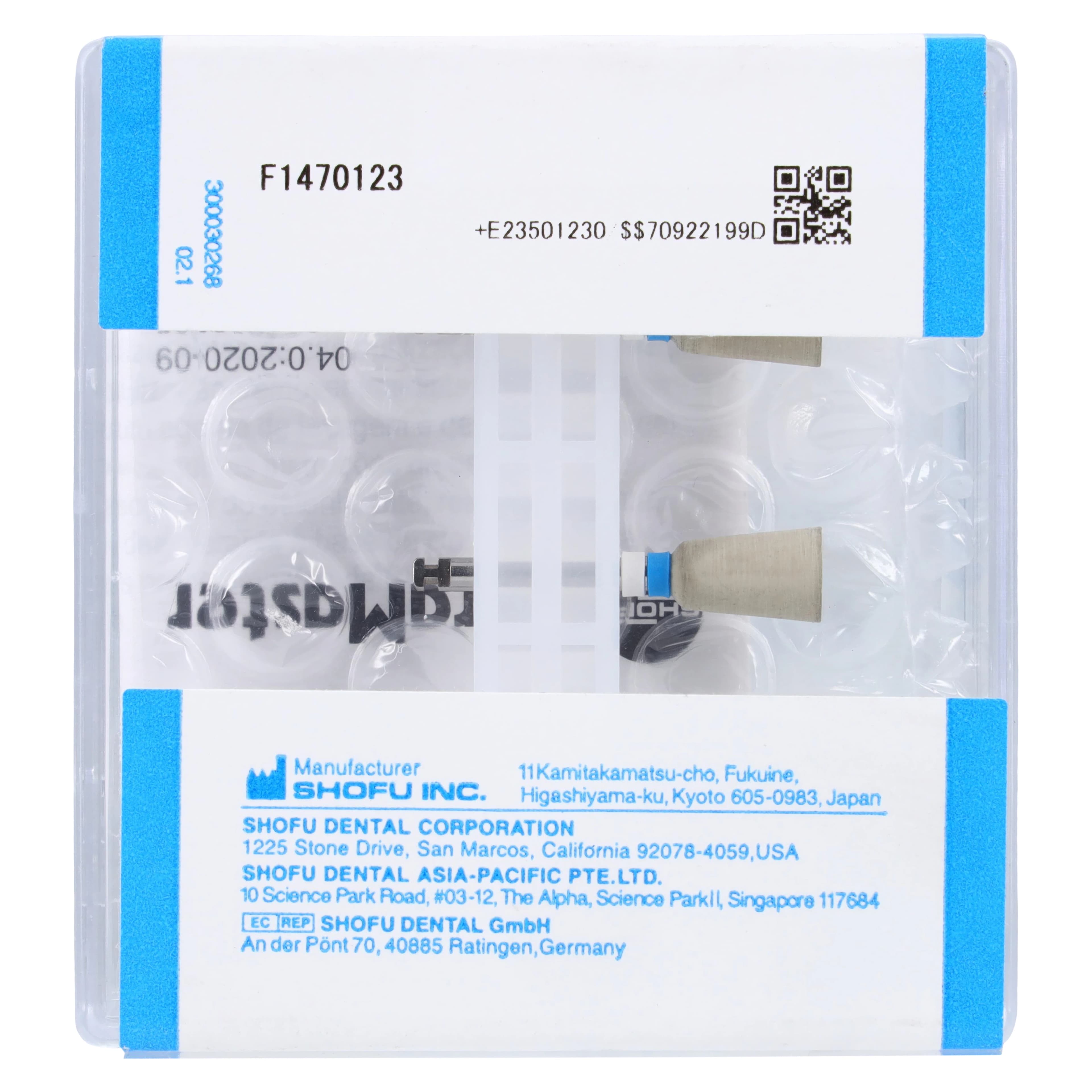 Shofu CeraMaster Diamond-Impregnated Silicone Polisher, CA Cup, Regular Grit, ISO #090, 3/Pkg, #0123 thumbnail 2