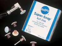 Super-Snap Buff Disks, Aluminum Oxide, Contra Angle, 25/Box - Super-Snap Buff Disks - Image 1