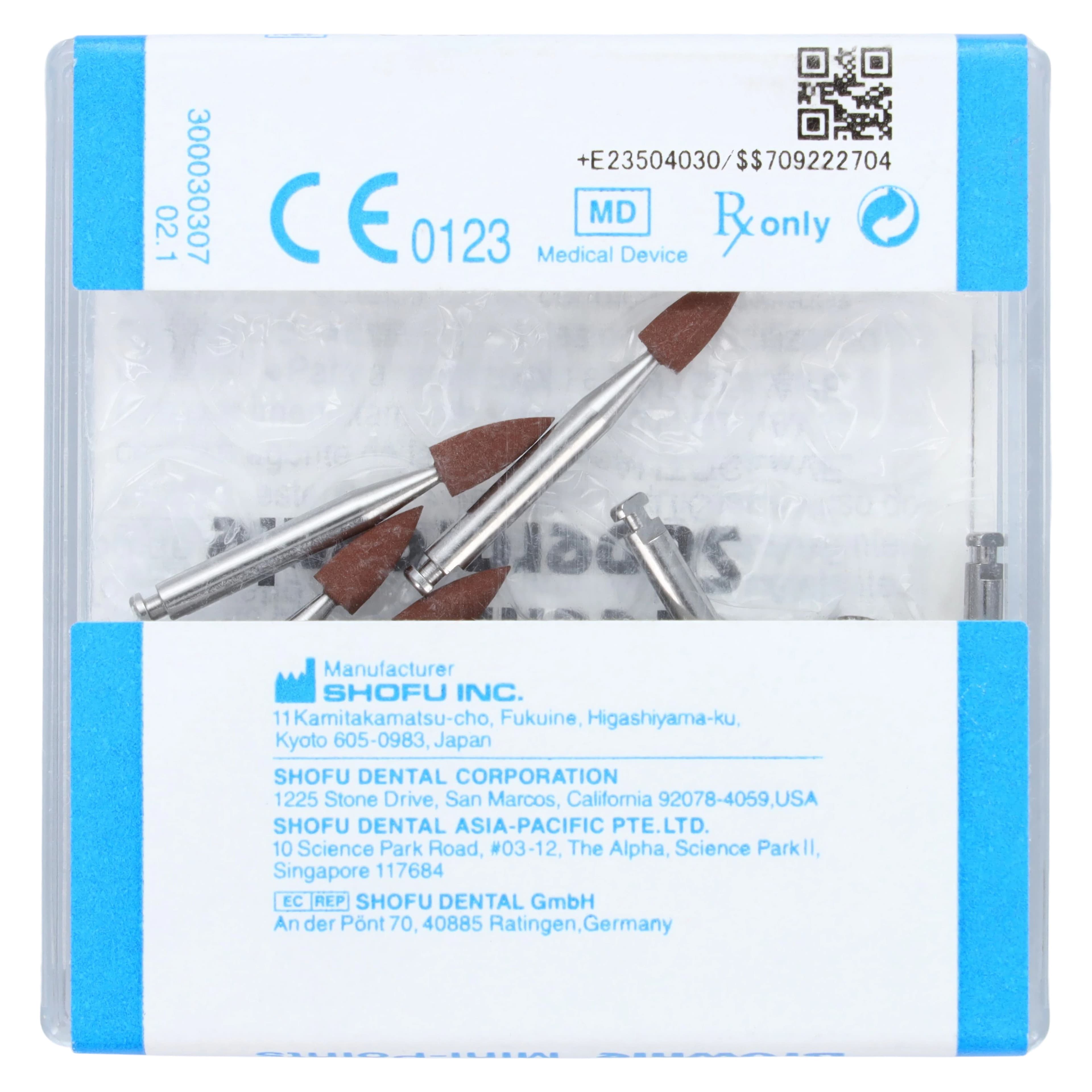 Shofu Brownie Polishers, CA (Latch) Mini-Point, Pre-Polishing, Brown, Size #030, 12/Pkg, #0403 thumbnail 2