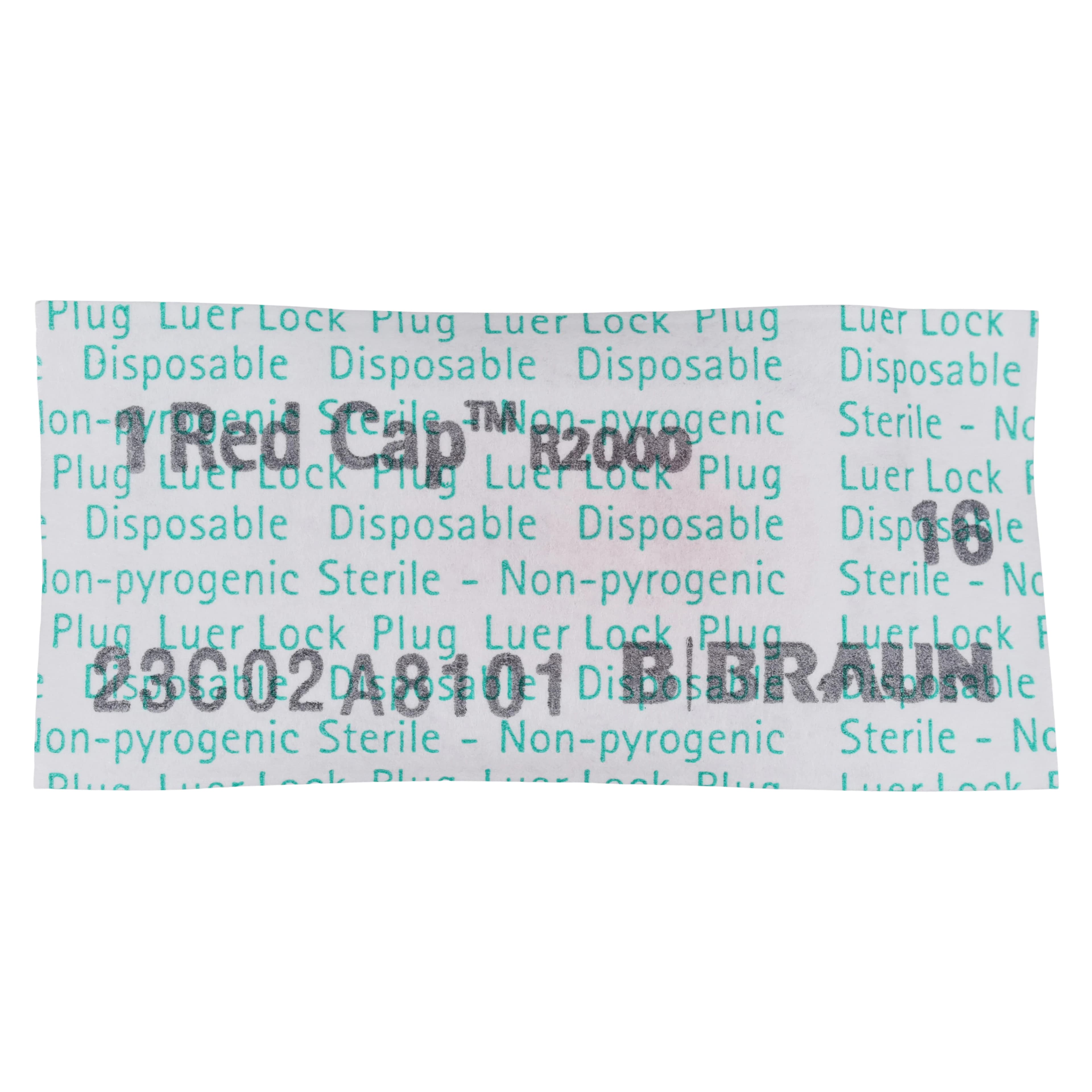 B. Braun Capping Device Dual Function, IV Cap, Male Luer/Female End, Non-DEHP/Non-PVC/Non-BPA, Sterile, Red, 100/Box thumbnail 3