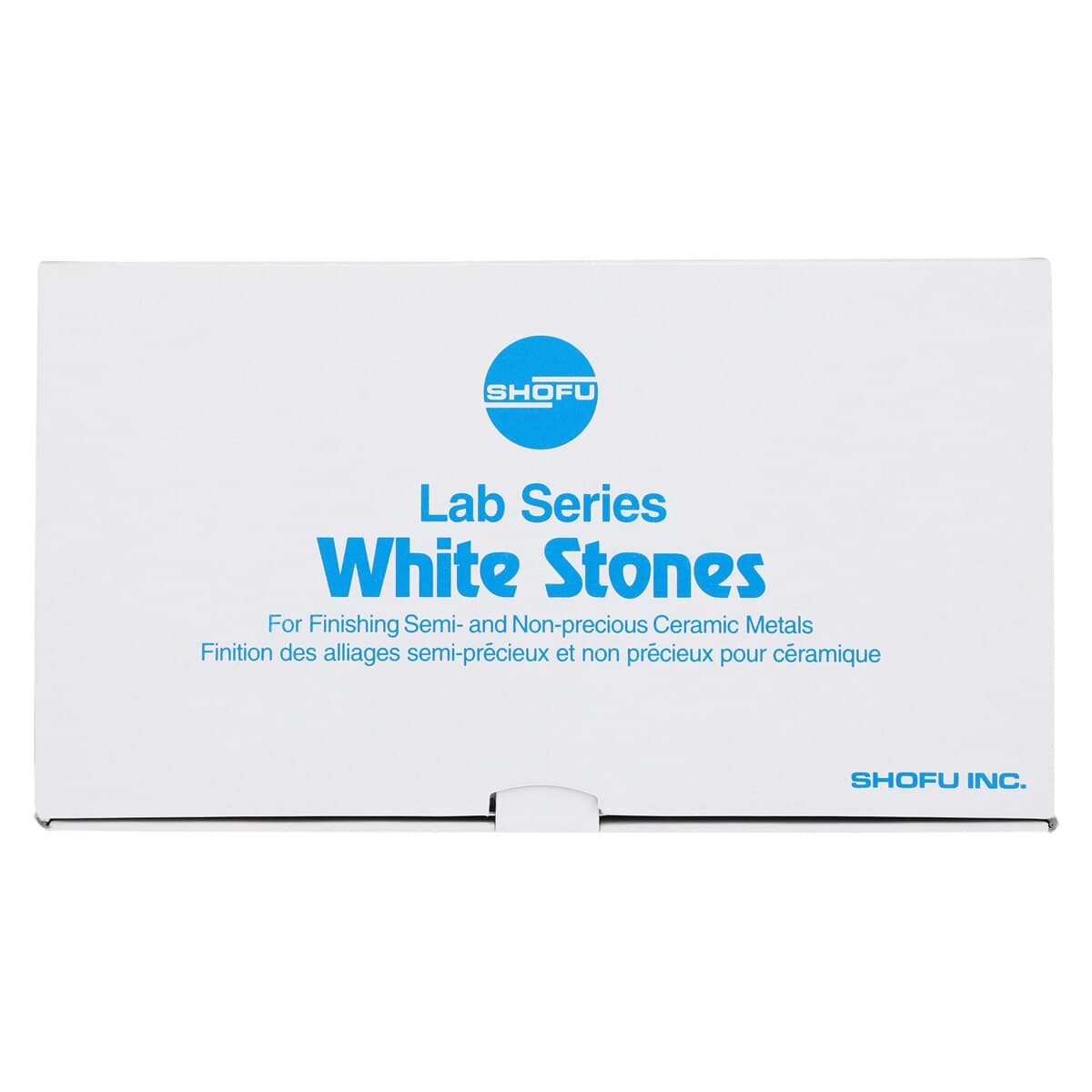 Shofu Lab Series Stones #070 White, No. 2 Shape, HP Shank, Aluminum Oxide, 72/Box thumbnail 4