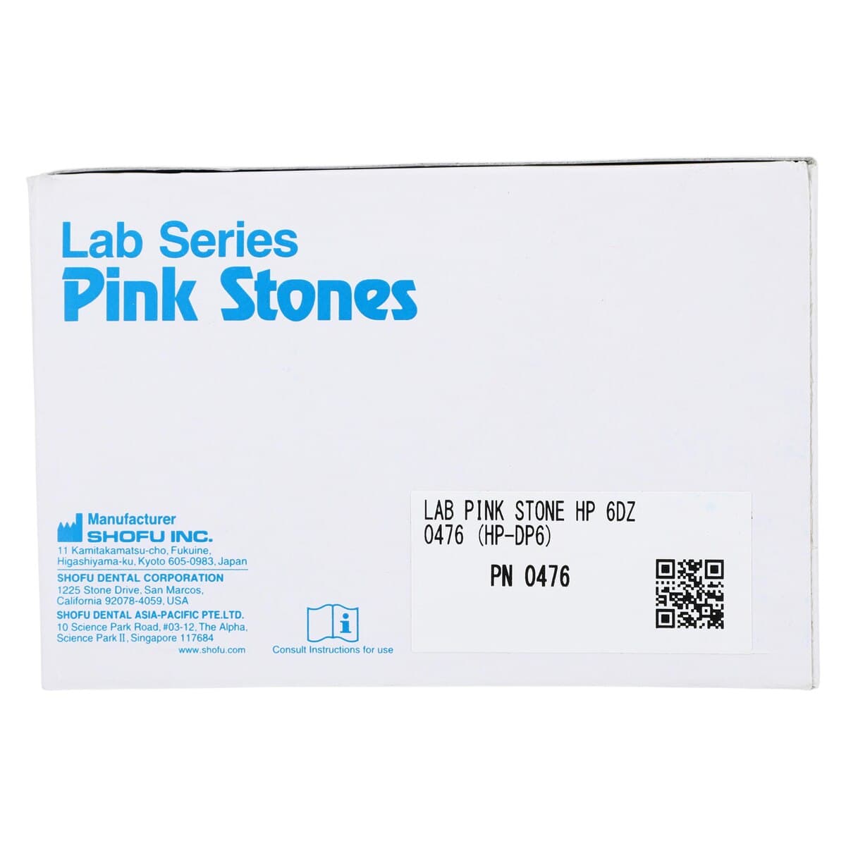 Shofu Lab Series Pink Mounted Stones #6 HP, Aluminum Oxide, 72/Box, ISO #130 thumbnail 5