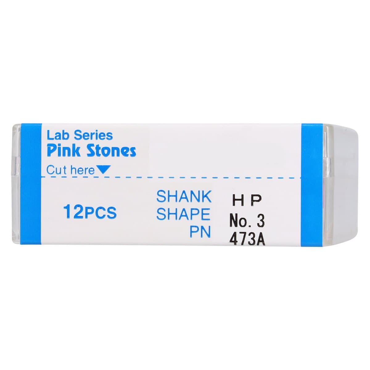 Shofu Lab Series Pink Aluminum Oxide Mounted Stone, #3 (ISO 056), HP Shank, 12/Box thumbnail 5
