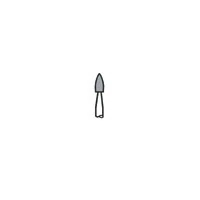 Shofu Lab Series Pink Mounted Stone, Shape #4, HP Shank, ISO #030, 12/Box, #474A - Lab Stone Pink #4 HP (12) - Image 1