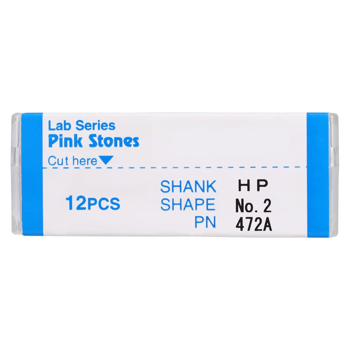 Shofu Lab Series Pink Mounted Stone #2 HP, Aluminum Oxide, 12/Box, ISO #070 thumbnail 5