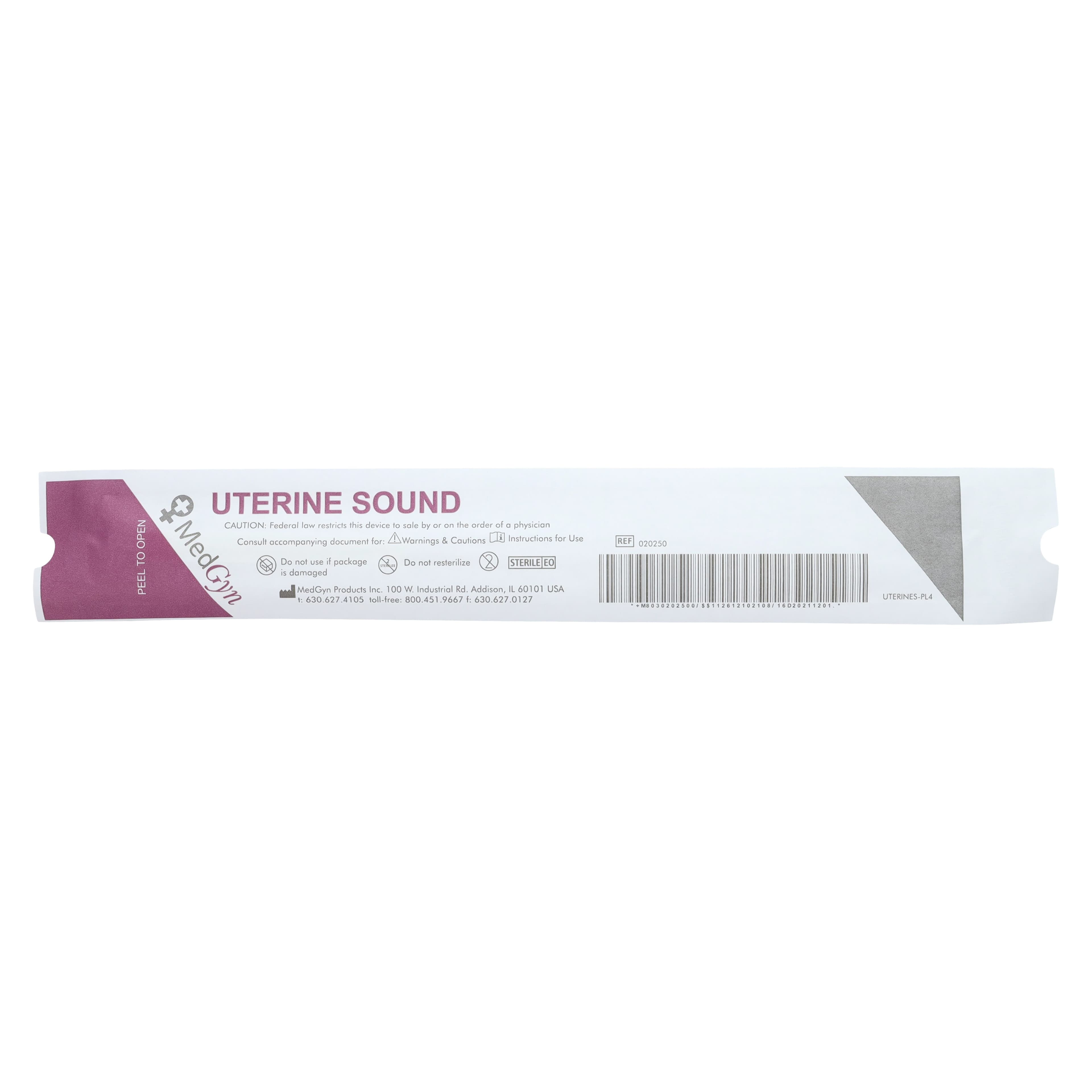 Medgyn Uterine Sound, 3mm Diameter x 10" Length, Plastic, Sterile, Disposable, 25/Box thumbnail 6