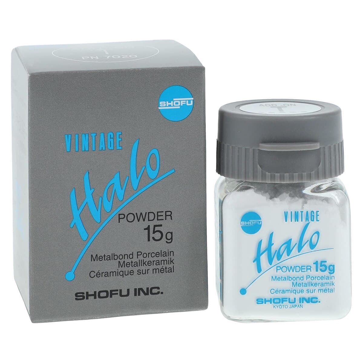 Shofu Vintage Halo Add-On Translucency Powder T, 15g, 01KT8PD53Z12JNQ51V0205CP5S - Vintage Halo Add-On Translucency 15g Powder - Image 1