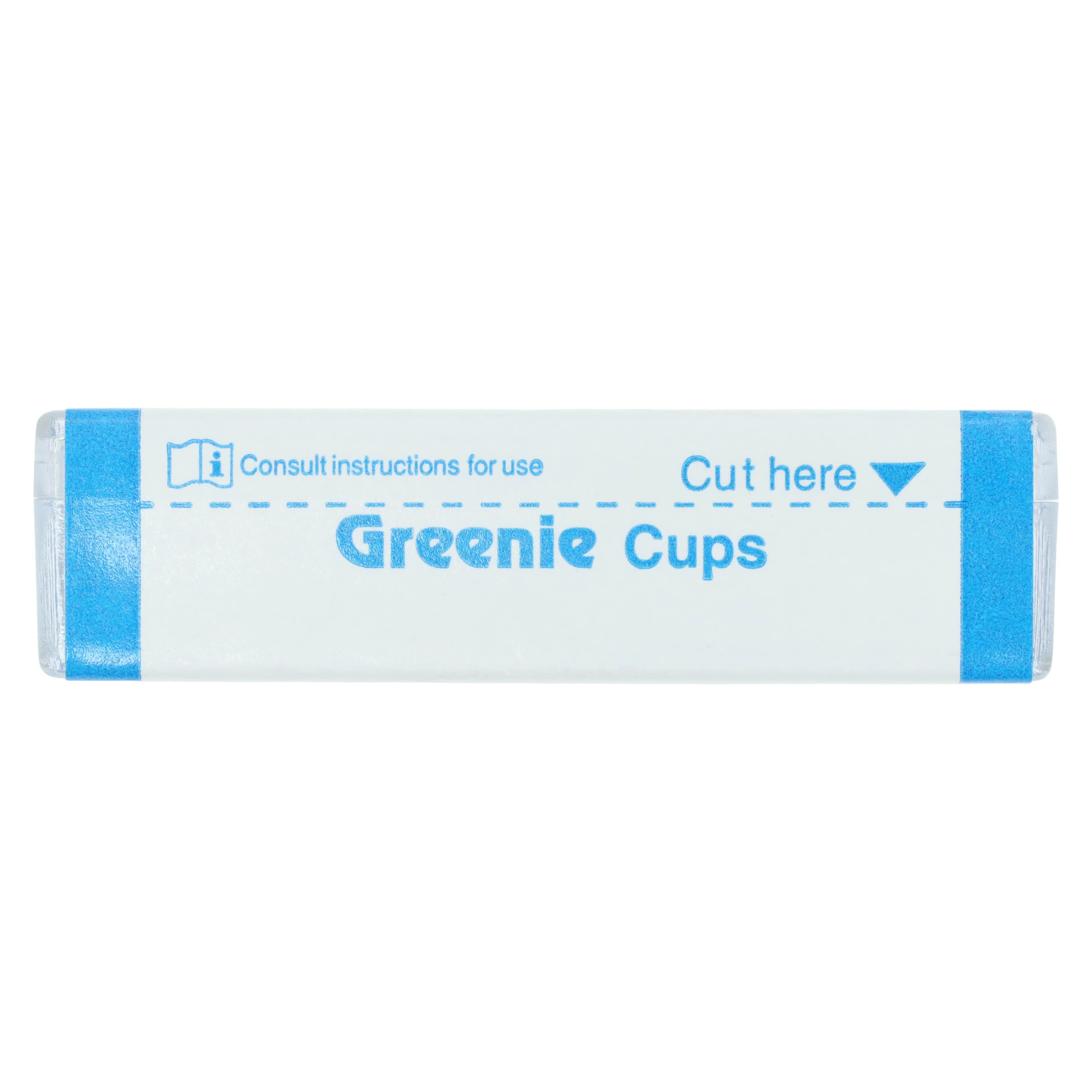 Shofu Greenie Silicone Polisher, Cup Shape, CA (Contra Angle) Latch, ISO #065, Dark Green, 12/Box, 0402 thumbnail 3
