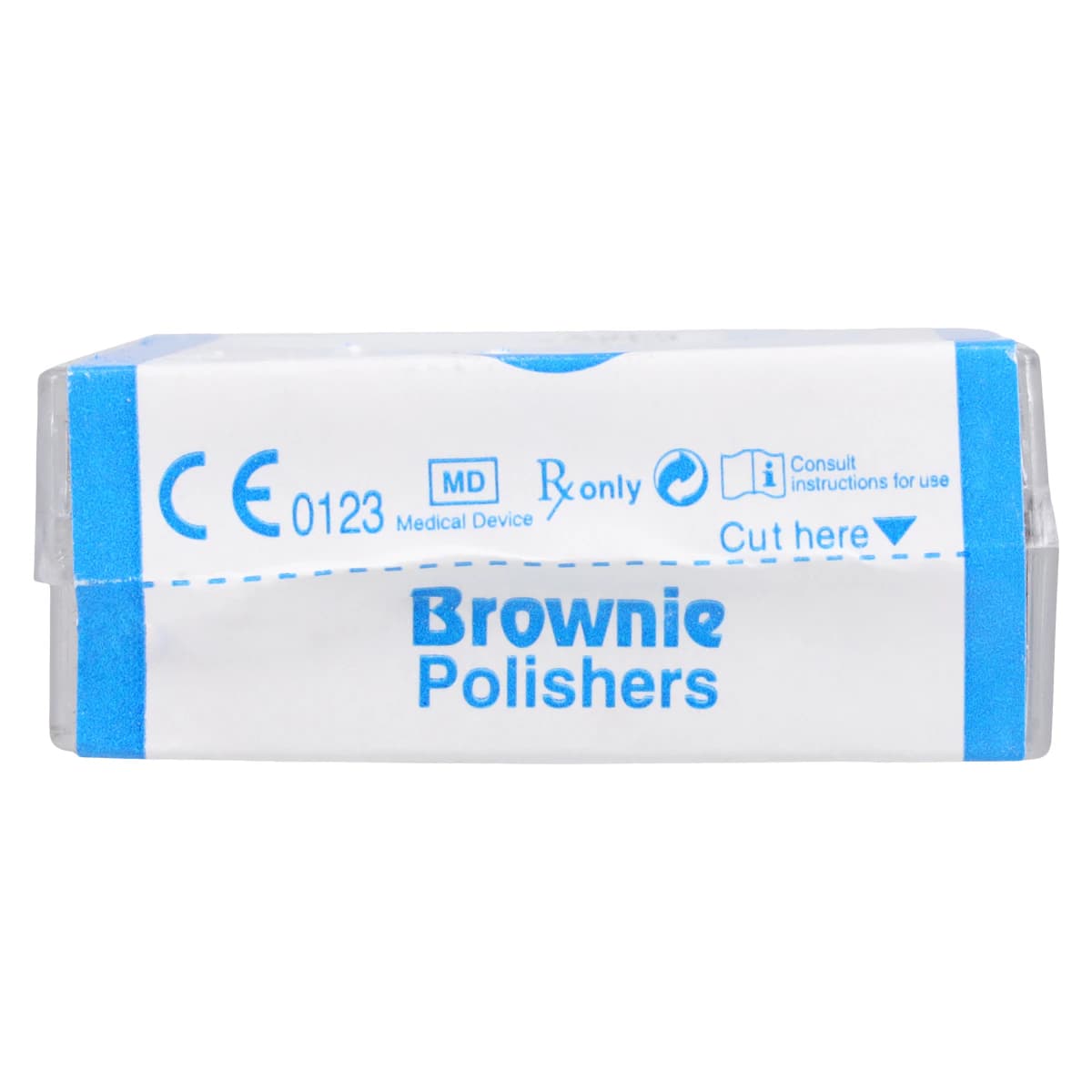 Shofu Brownie Silicone Polisher Floppie, HP Straight Handpiece, Pre-Polishing, ISO #220, Size #0458-HP, Brown, 12/Pkg thumbnail 4
