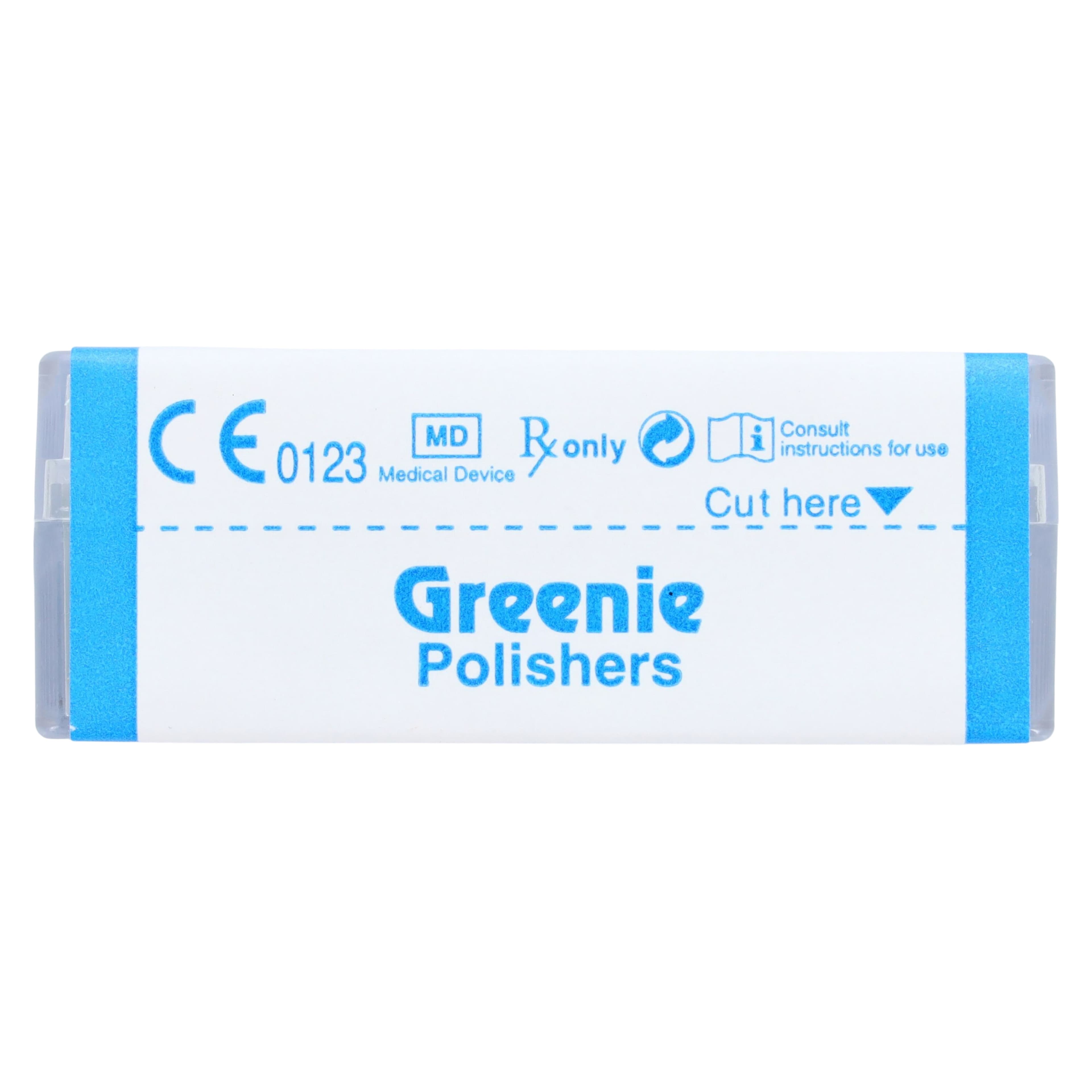 Shofu Greenie Polisher, HP Straight Handpiece, WH6 Wheel, ISO #120, Dark Green, 12/Box, #0276 thumbnail 3
