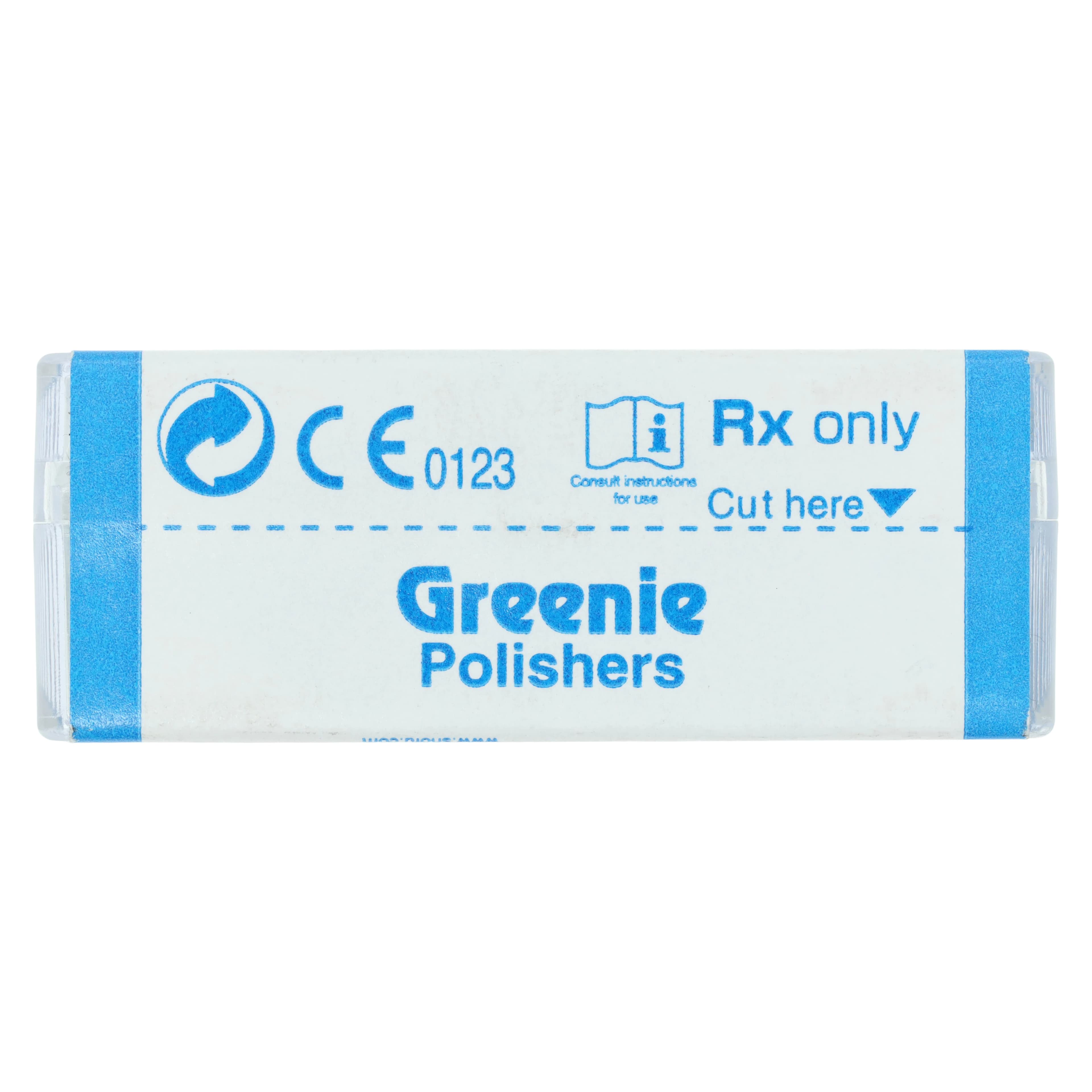Shofu Greenie Silicone Polisher, HP Straight Handpiece, Knife-Edge KN7, Dark Green, #0274, 12/Box thumbnail 3