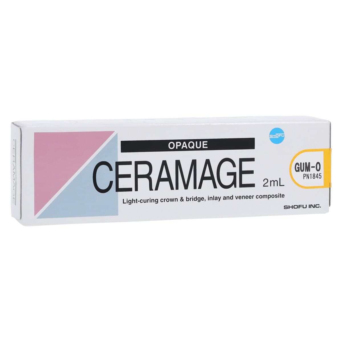 Shofu Ceramage Opaque Modifier Syringe, Light-Cure Indirect Restorative, Gum Shade, 4.6 g - Ceramage Opaque Modifier Syr - Image 1