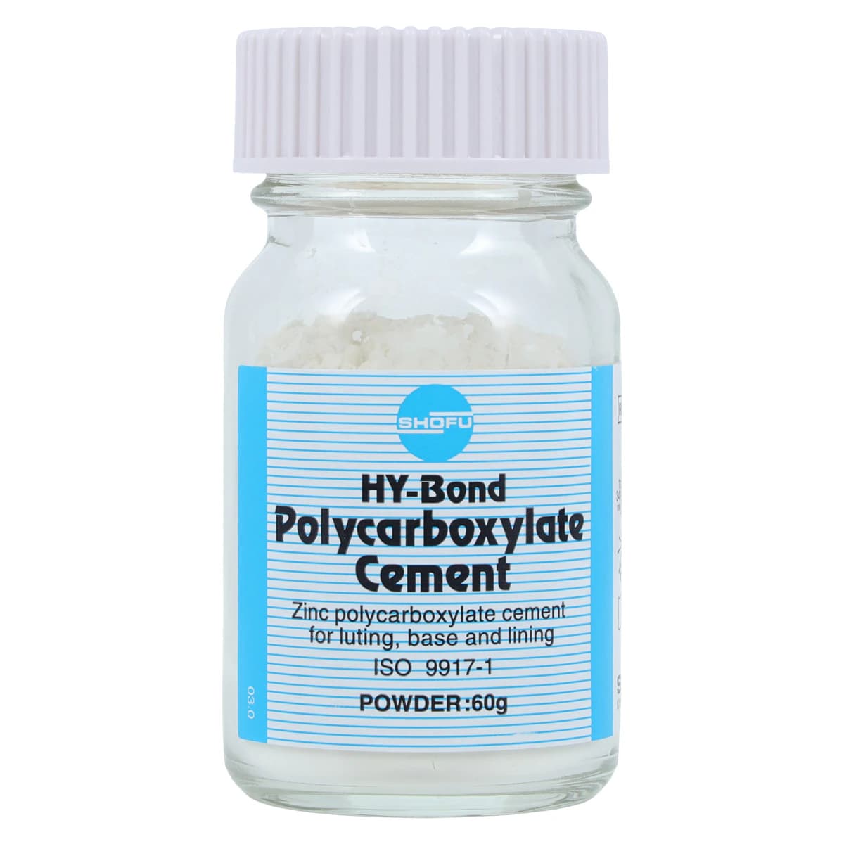 Shofu HY-Bond Polycarboxylate Cement Standard Kit, 60g Powder & 33mL Liquid, #1160 thumbnail 3