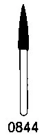 Robot Diamond Points FG, Friction Grip, Medium Flame, 9.0 mm, 249-023M, 6/Pk - Robot Diamond Points FG - Image 1