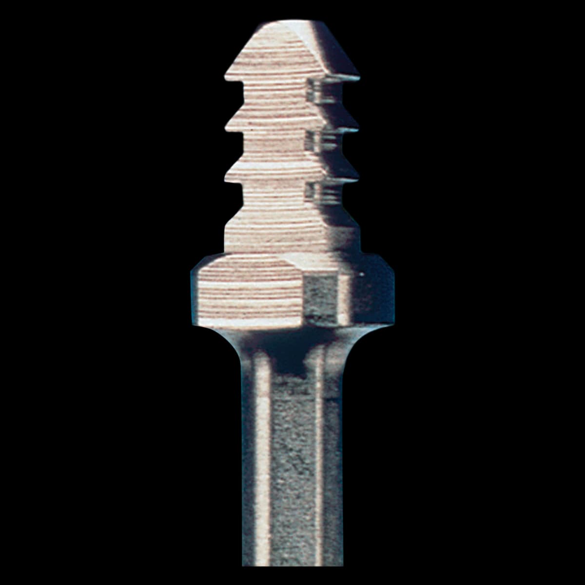 Shofu Super-Snap Metal Mandrels, Stainless Steel, HP Shank, 6/Pack, 0437 - Super-Snap Mandrels, Stainless Steel - Image 1