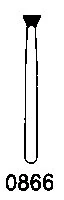 Robot Diamond Points FG, Friction Grip, Medium Inverted Cone, 1.7 mm, 013-025M, 6/Pk - Robot Diamond Points FG - Image 1