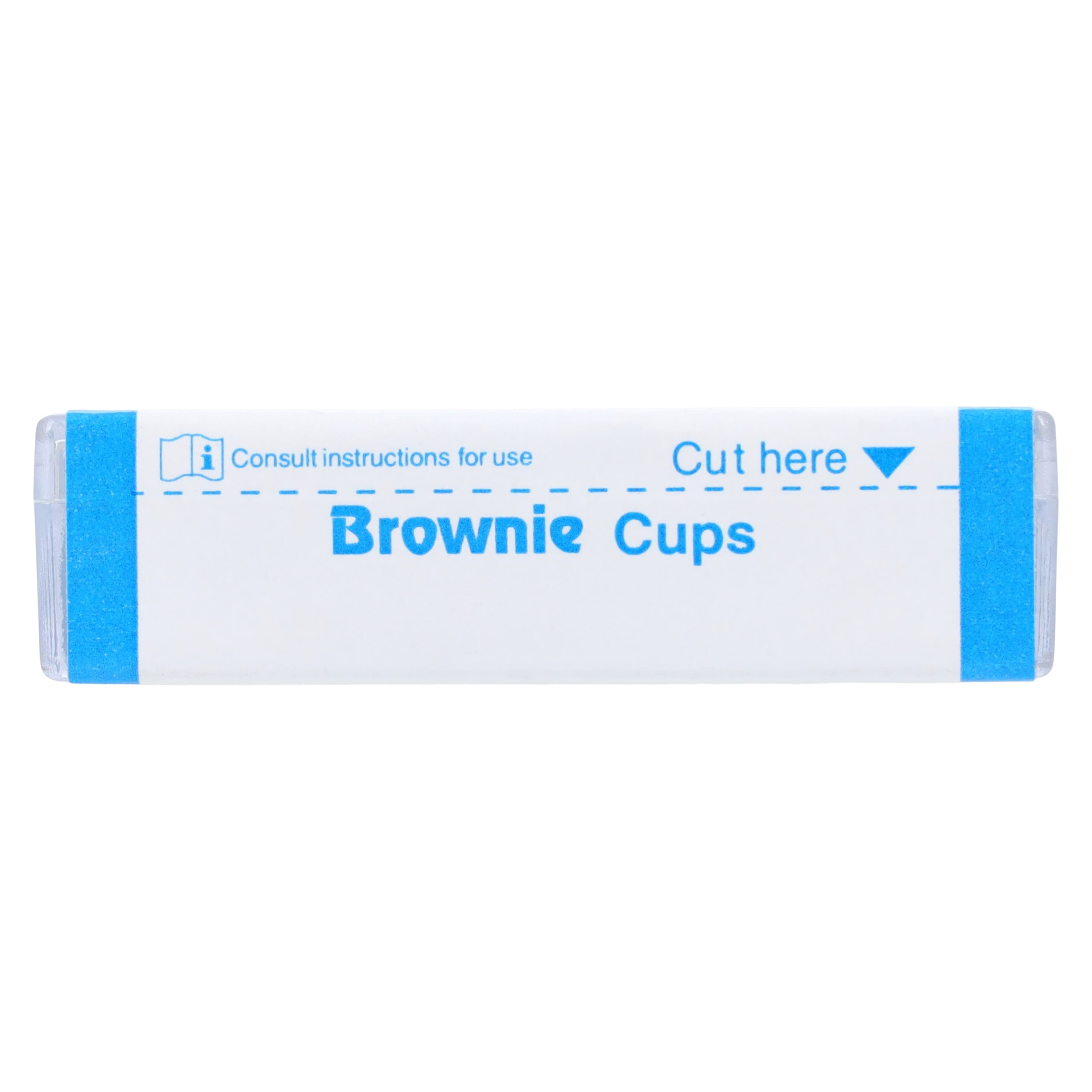 Shofu Brownie Silicone Polisher, Cup Shape, CA (Latch) Shank, Size #0401, ISO #065, Brown, 12/Pkg thumbnail 3