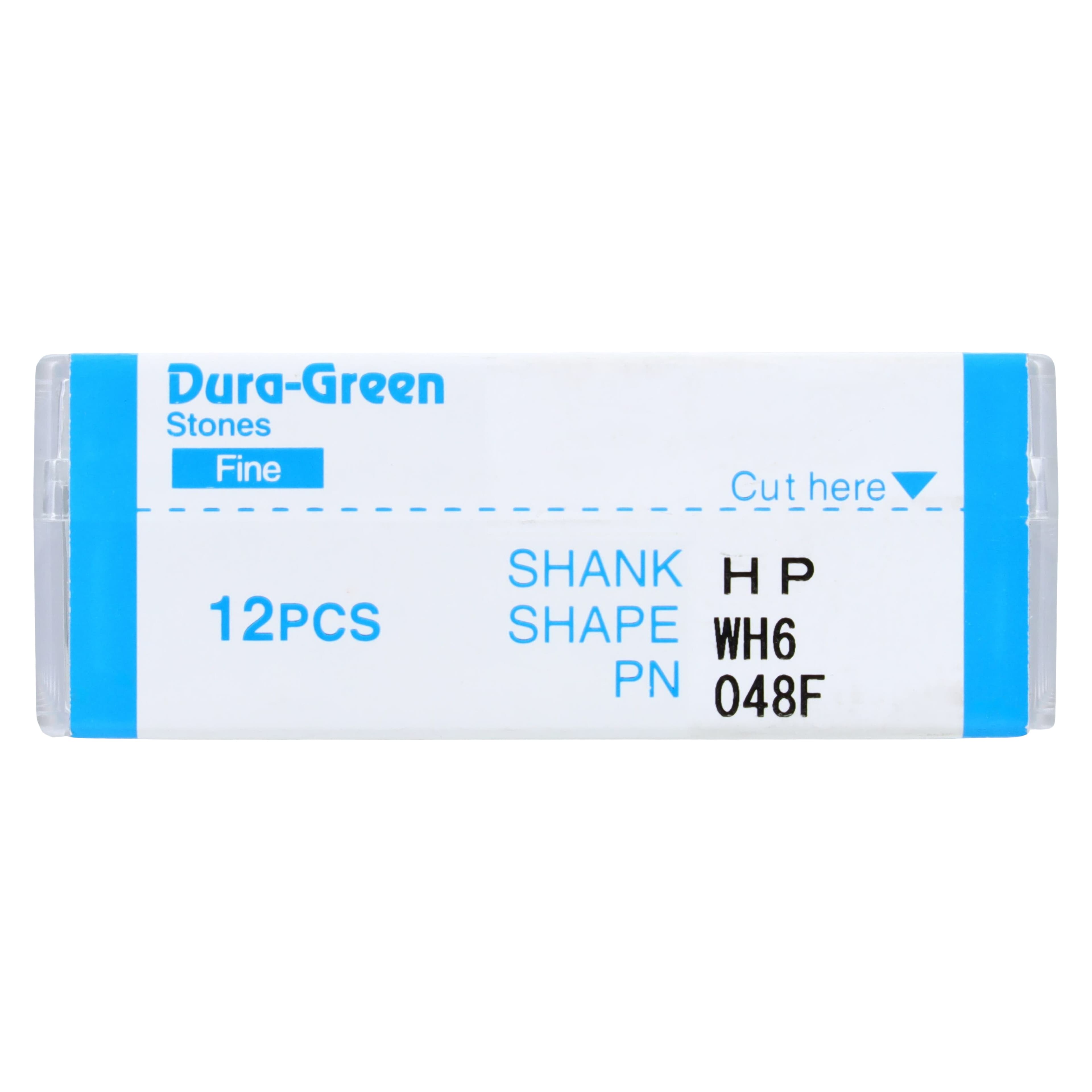 Shofu Dura-Green Stones, HP (Straight Handpiece), Fine, Wheel WH6, ISO #130, Green, 12/Pk, 048F thumbnail 4