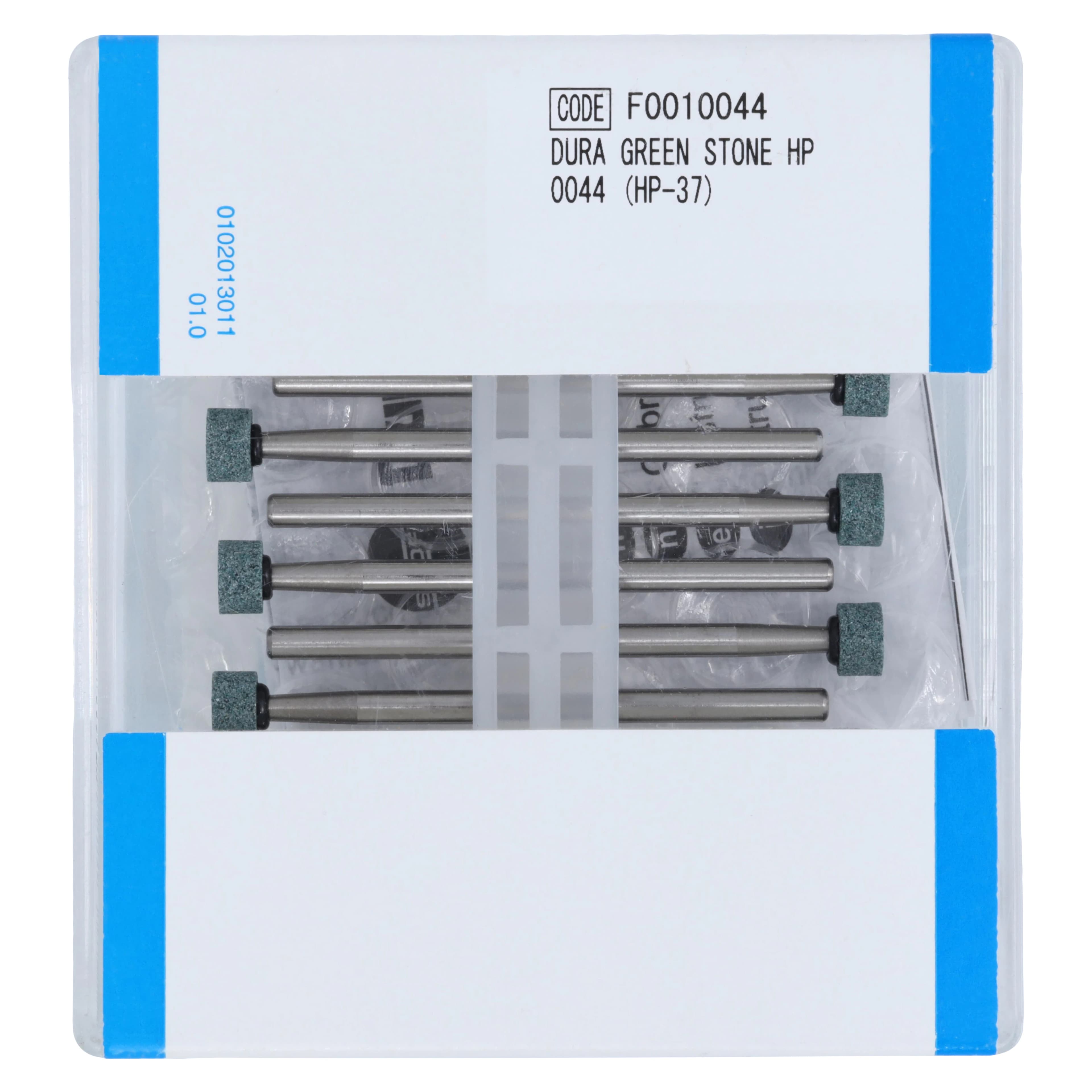 Shofu Dura-Green Silicon Carbide Finishing Stone, HP Straight Handpiece, Wheel Shape WH2, ISO #050, Green, 12/Pk, #0044 thumbnail 2