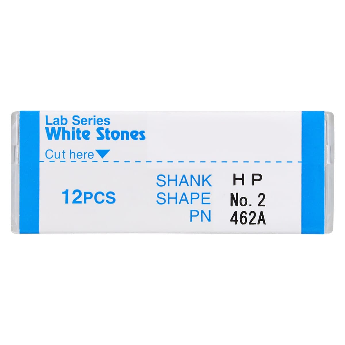 Shofu Lab Series Dura-White Aluminum Oxide Mounted Stone, #2 (ISO 070), HP Shank, White, 12/Pkg thumbnail 5