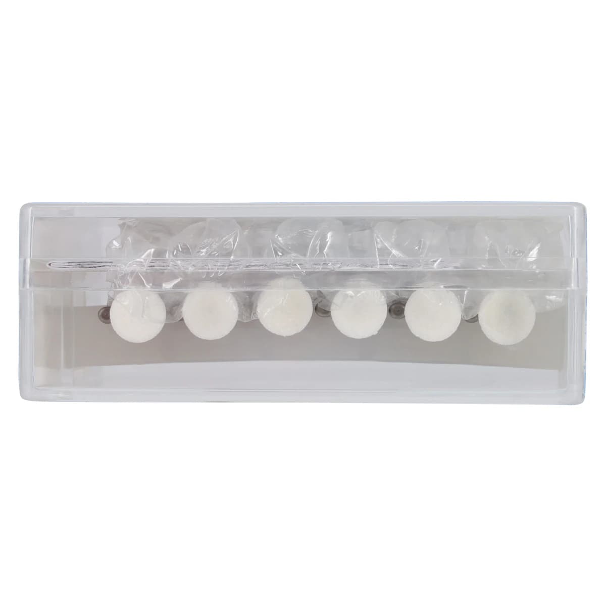 Shofu Lab Series Dura-White Aluminum Oxide Mounted Stone, #2 (ISO 070), HP Shank, White, 12/Pkg thumbnail 3