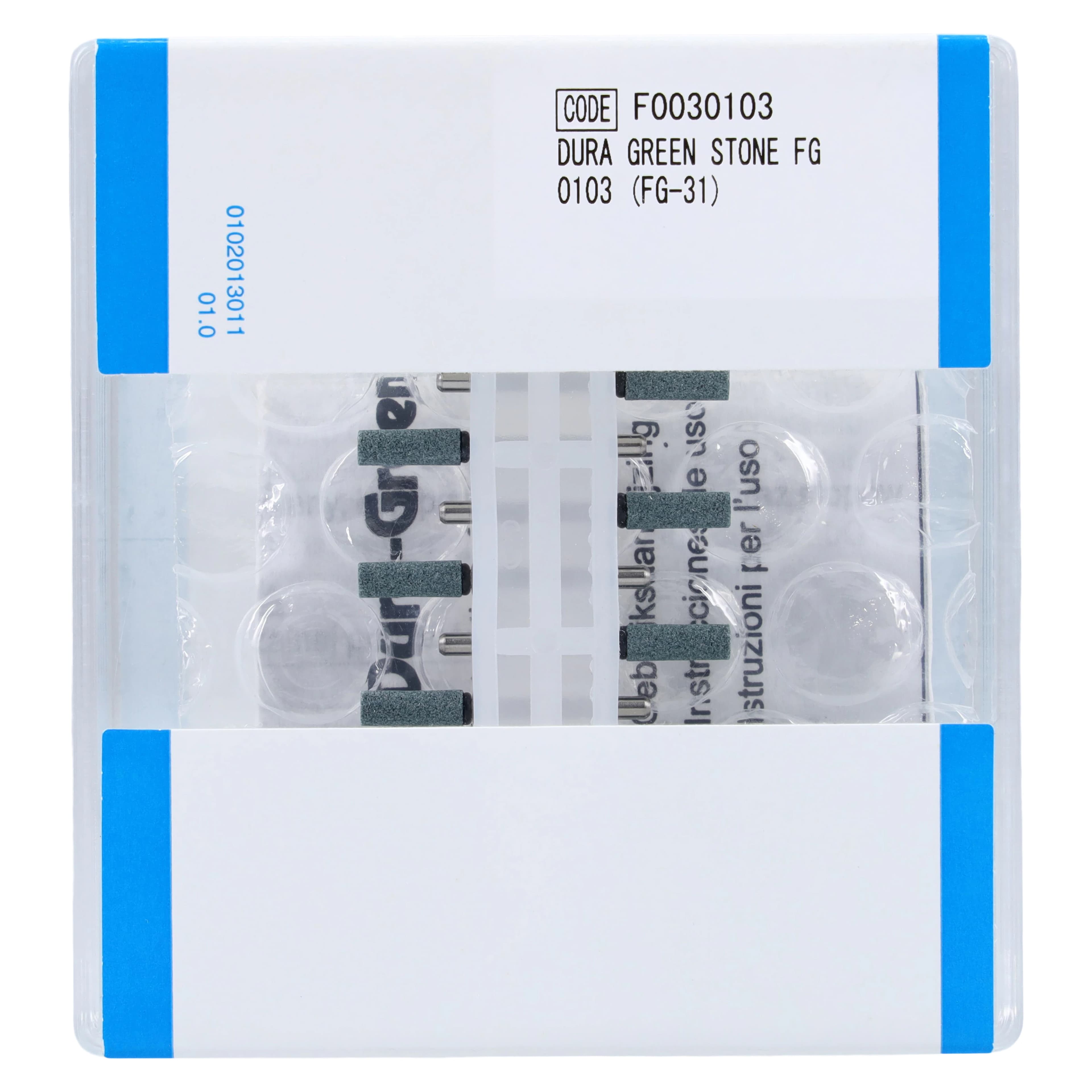 Dura-Green Stones FG CY2, Friction Grip, Green Silicon Carbide, 12/Package thumbnail 2