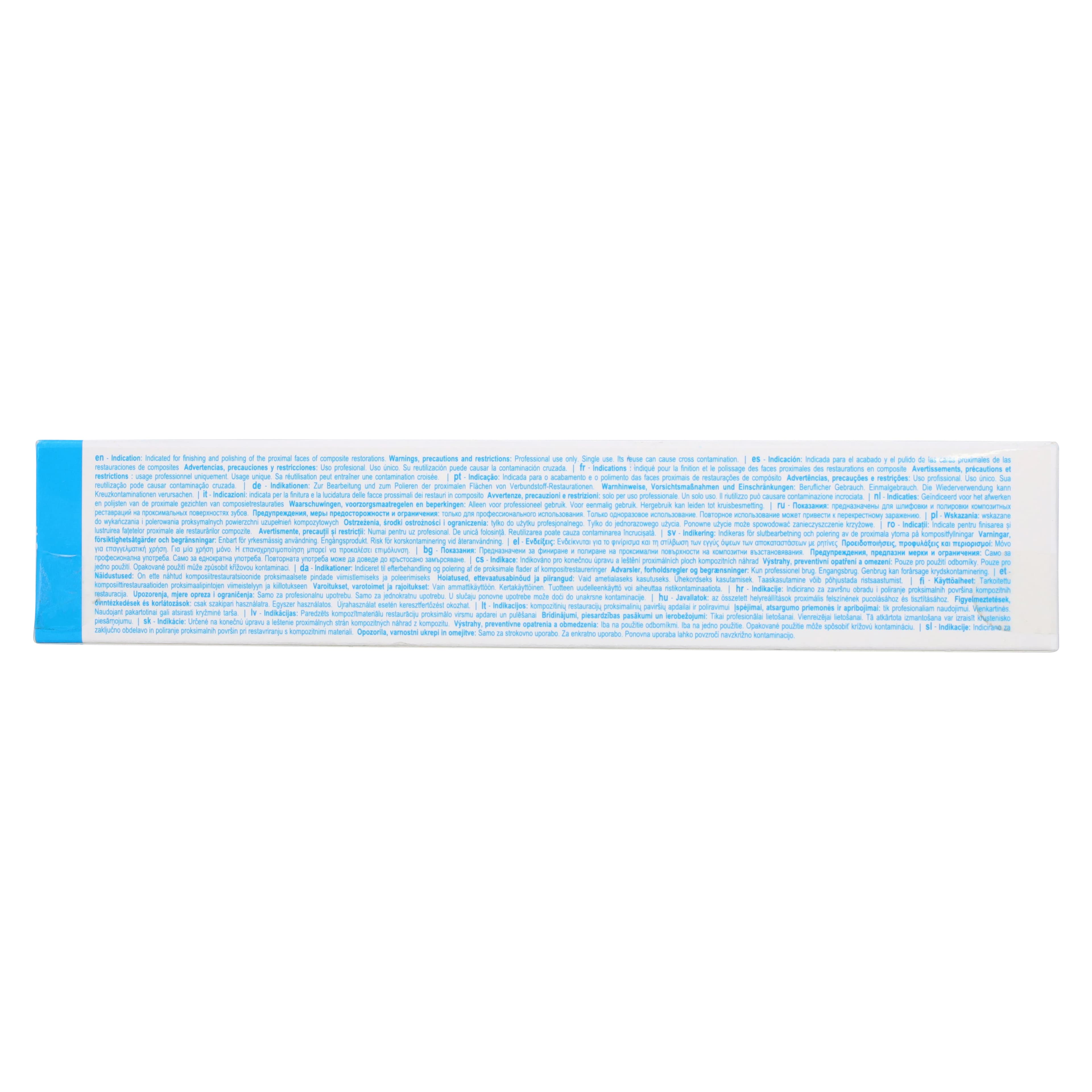 Shofu Super-Snap Polystrips, Coarse/Medium, Black/Violet, 100/Pk, L525 thumbnail 2