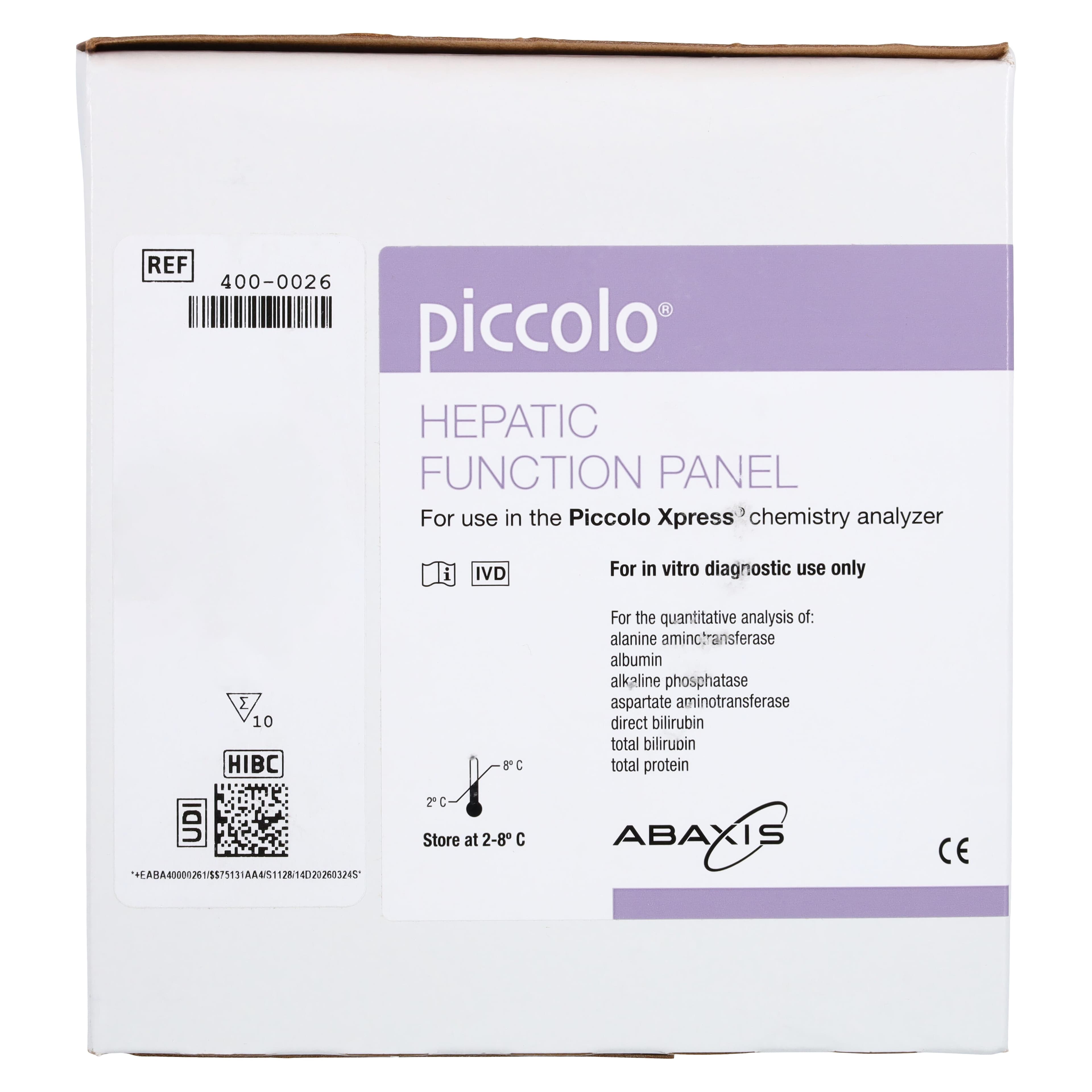 Abaxis Piccolo Xpress Hepatic Function Panel Reagent Disc, Moderately Complex, 10/Box thumbnail 4