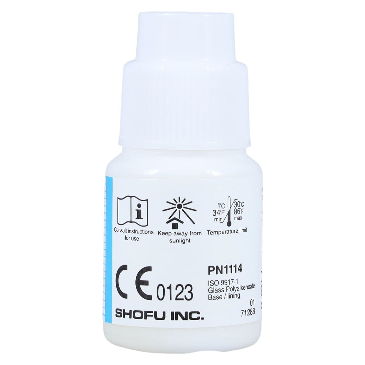 Shofu GlasIonomer Base Cement Liquid Refill, 5 ml Bottle, 1/Pk, 1114 thumbnail 4