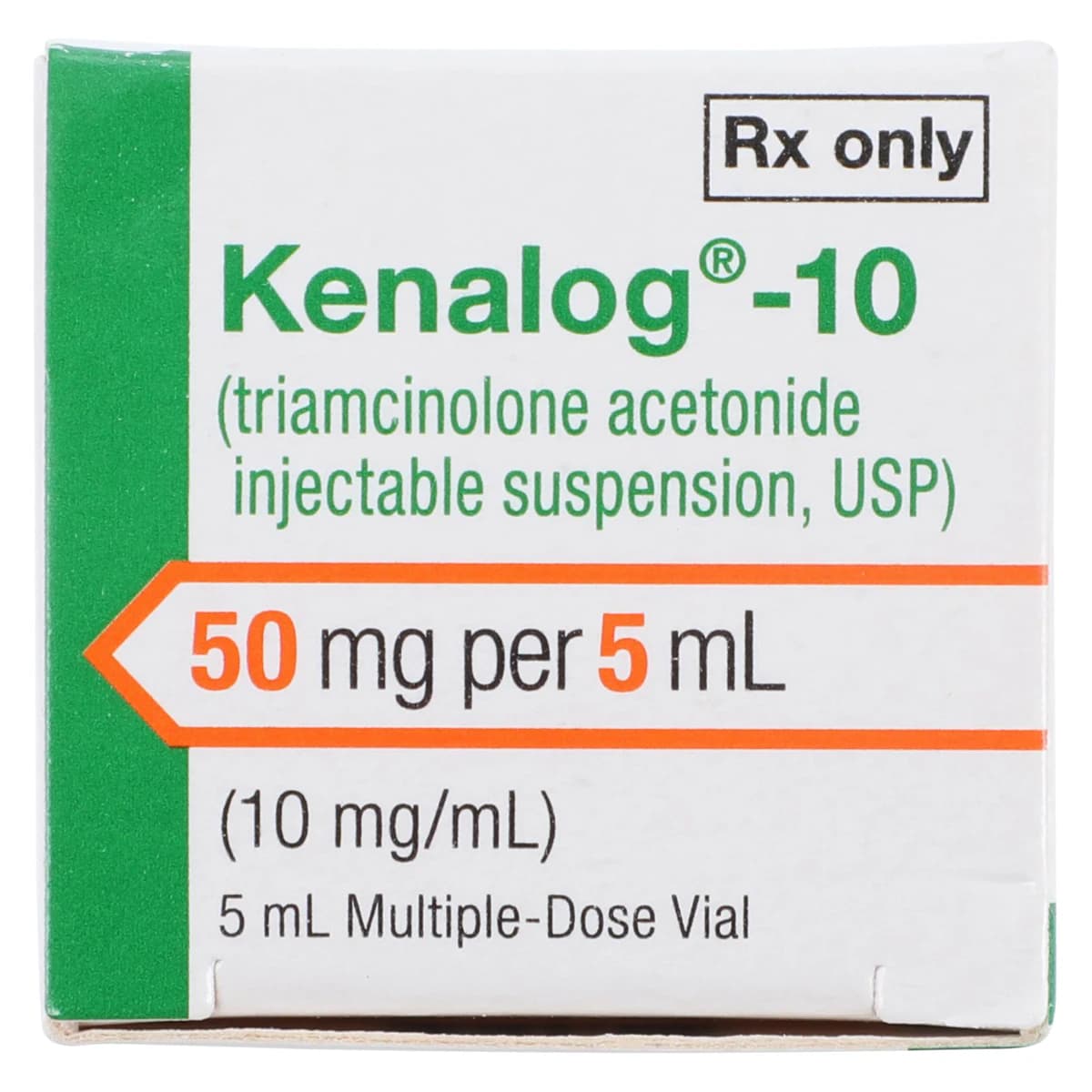 Kenalog-10 Injection, 10mg/mL, Multi-Dose Vial (MDV), 5mL thumbnail 5