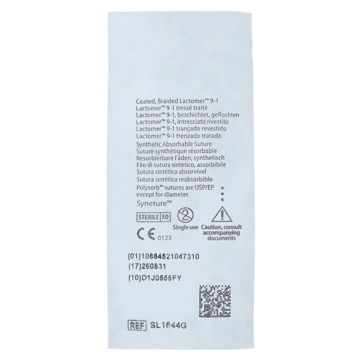 Medtronic Polysorb Absorbable Suture, 5-0, 18", P-21 Premium Reverse Cutting 1/2 Circle Needle 9mm, Undyed, 12/Case thumbnail 4